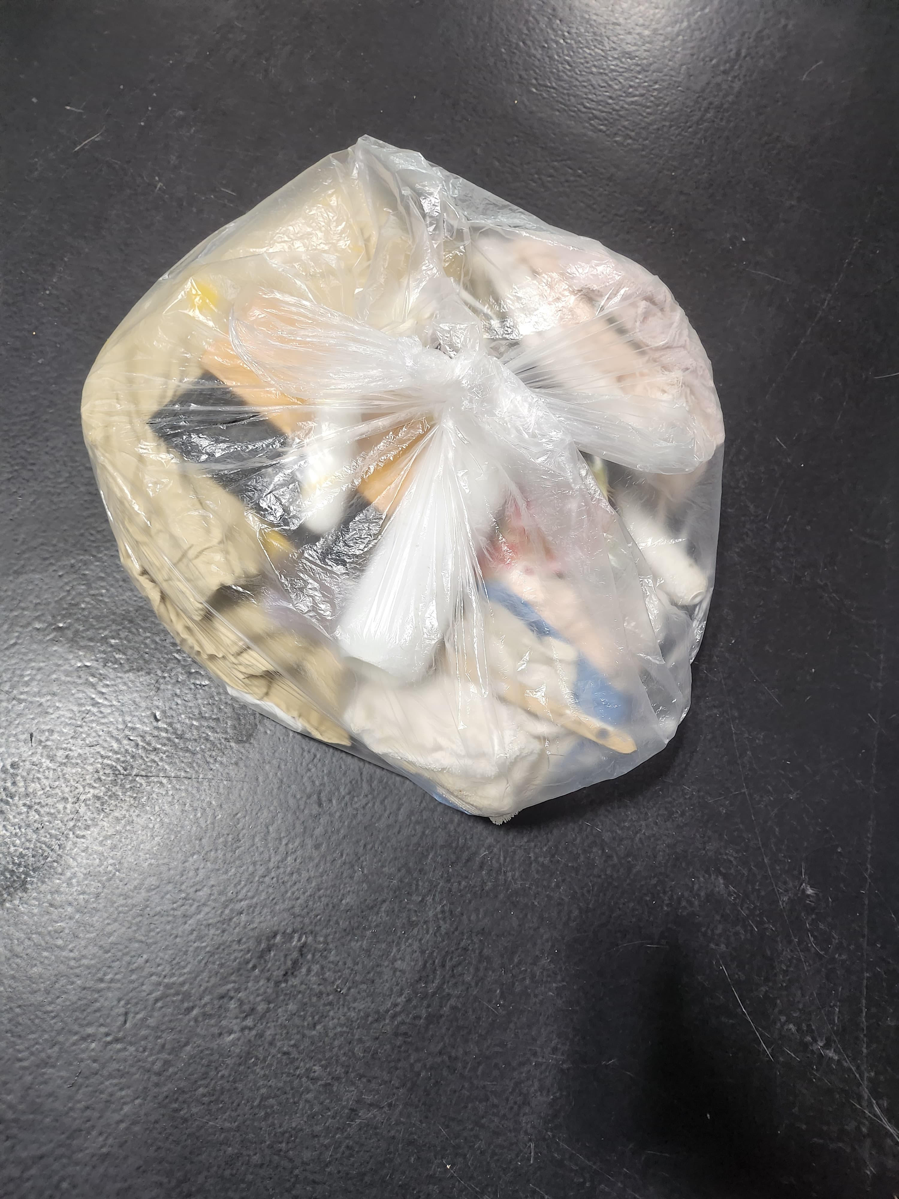 Used Painting supplies with 2 drop cloths and rags - Thumbnail 2