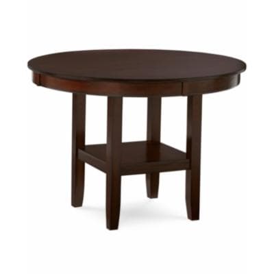 Closeout! Branton Round Dining Table - Dark Espresso - Thumbnail 5