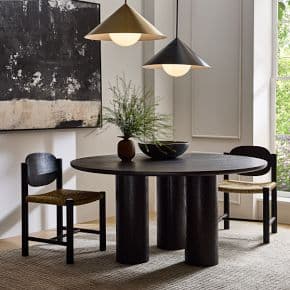 Closeout! Branton Round Dining Table - Dark Espresso - Thumbnail 7