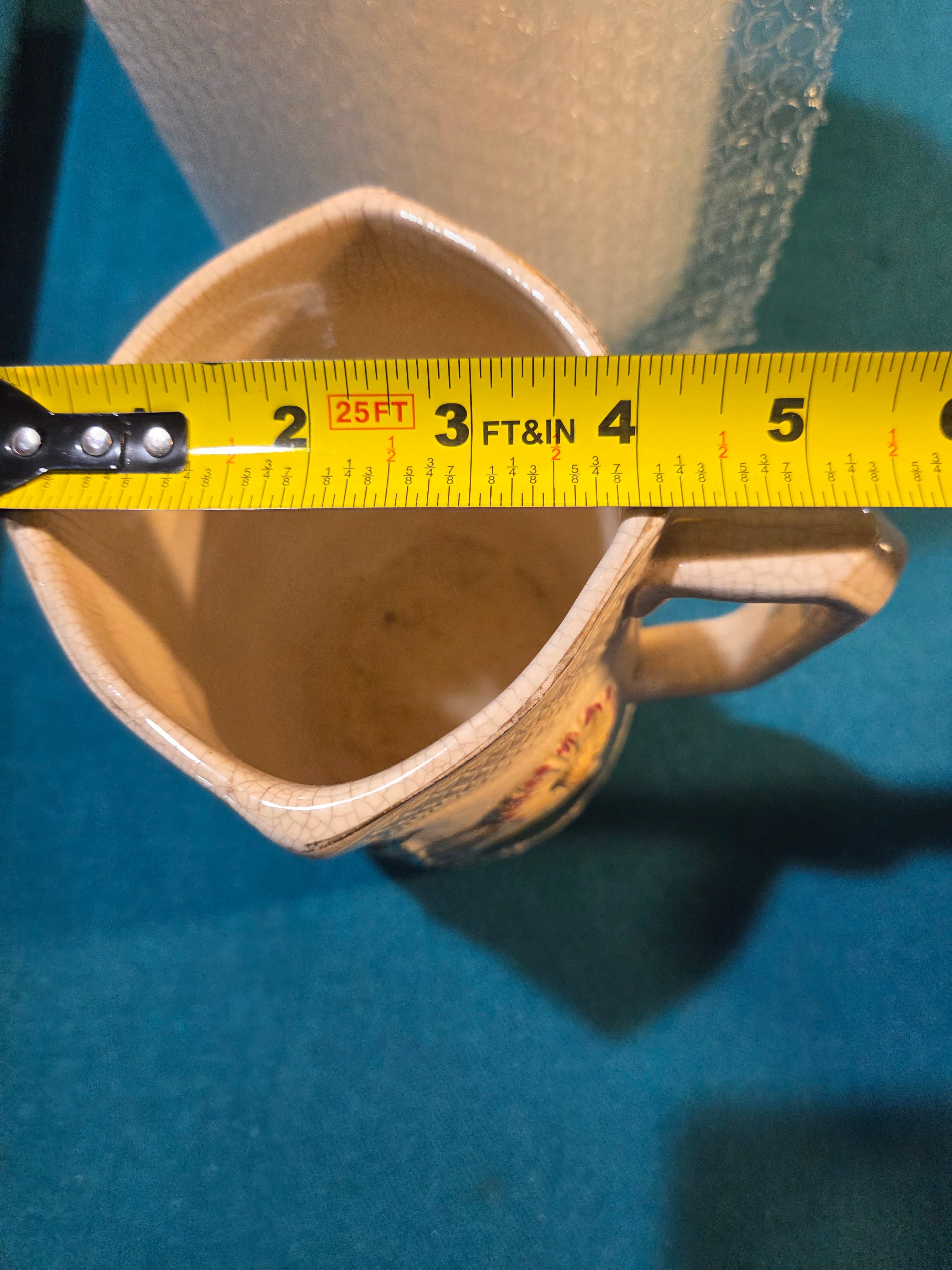 Antique Aesthetic Movement Raised Daisy Ironstone Pitcher Jug - Thumbnail 11