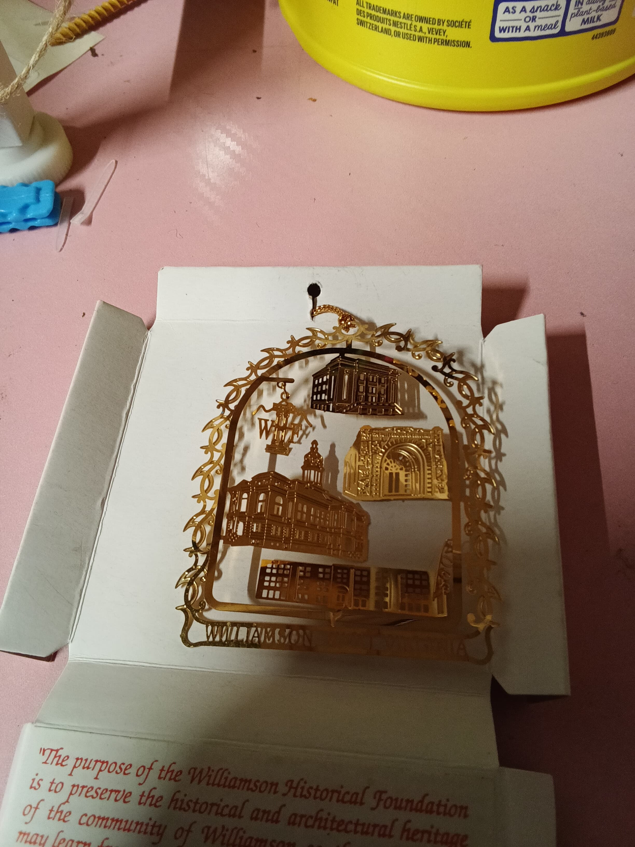 Nations treasure Williamson Historical Foundation Ornament - Thumbnail 2