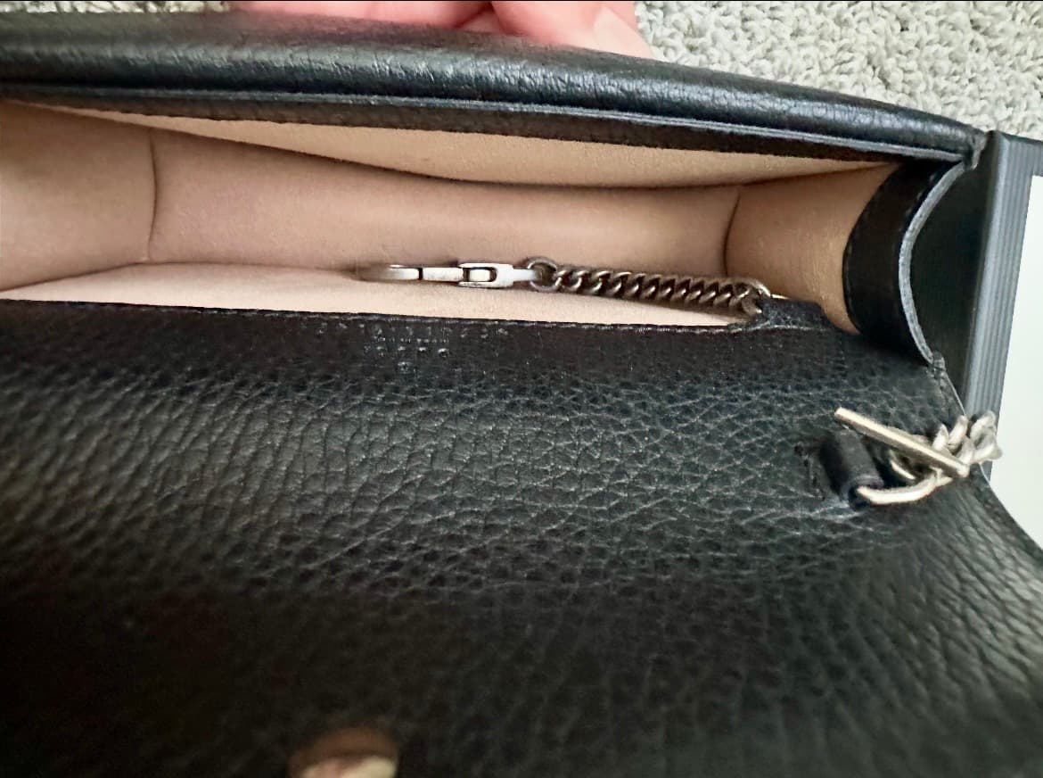 Gucci Dionysus Leather Super Mini Bag Black - Thumbnail 5
