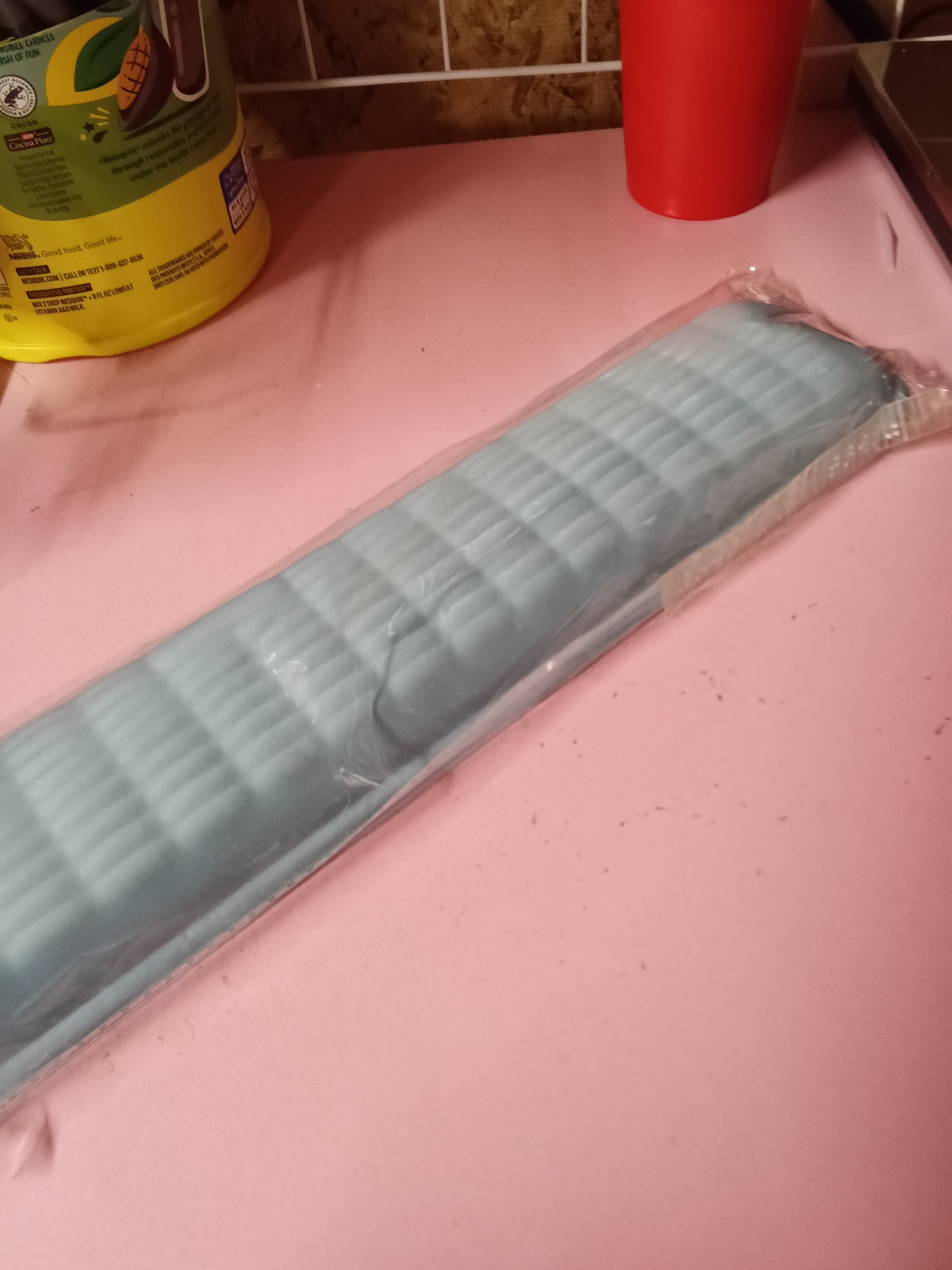 Blue wrist rest for computer or laptop - Thumbnail 2
