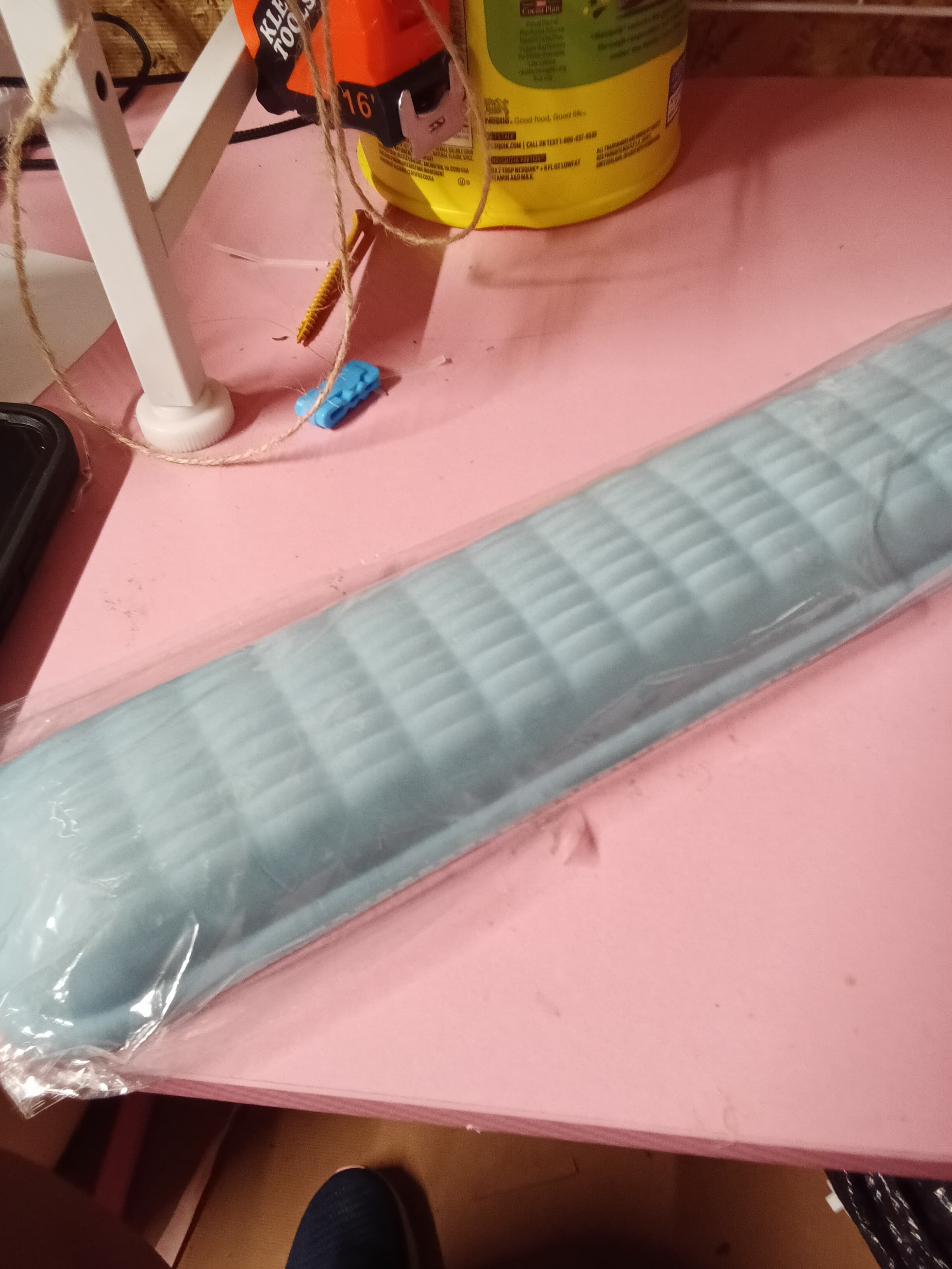 Blue wrist rest for computer or laptop - Thumbnail 3