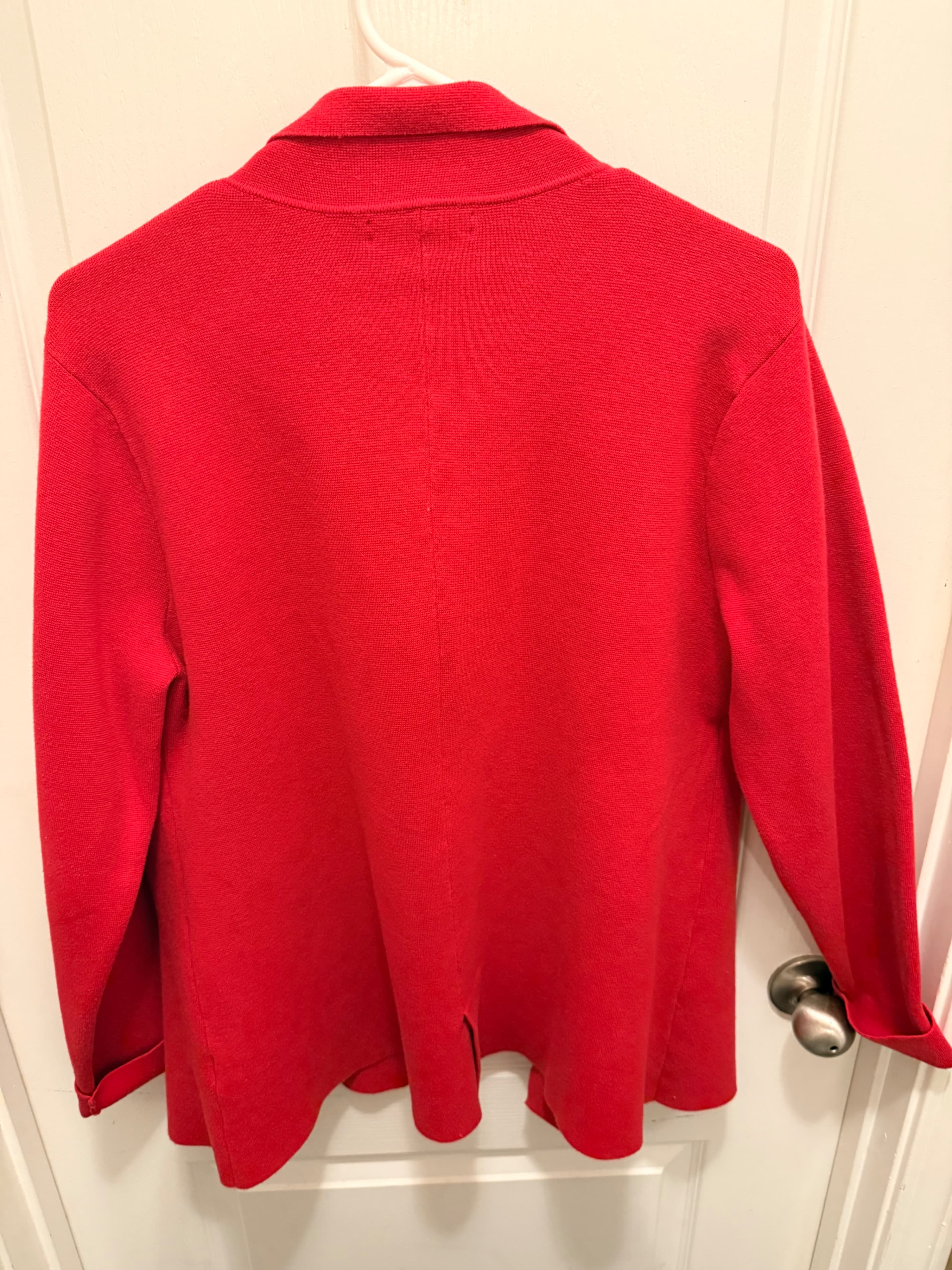 Banana Republic Red Blazer Jacket Size XL - Thumbnail 3