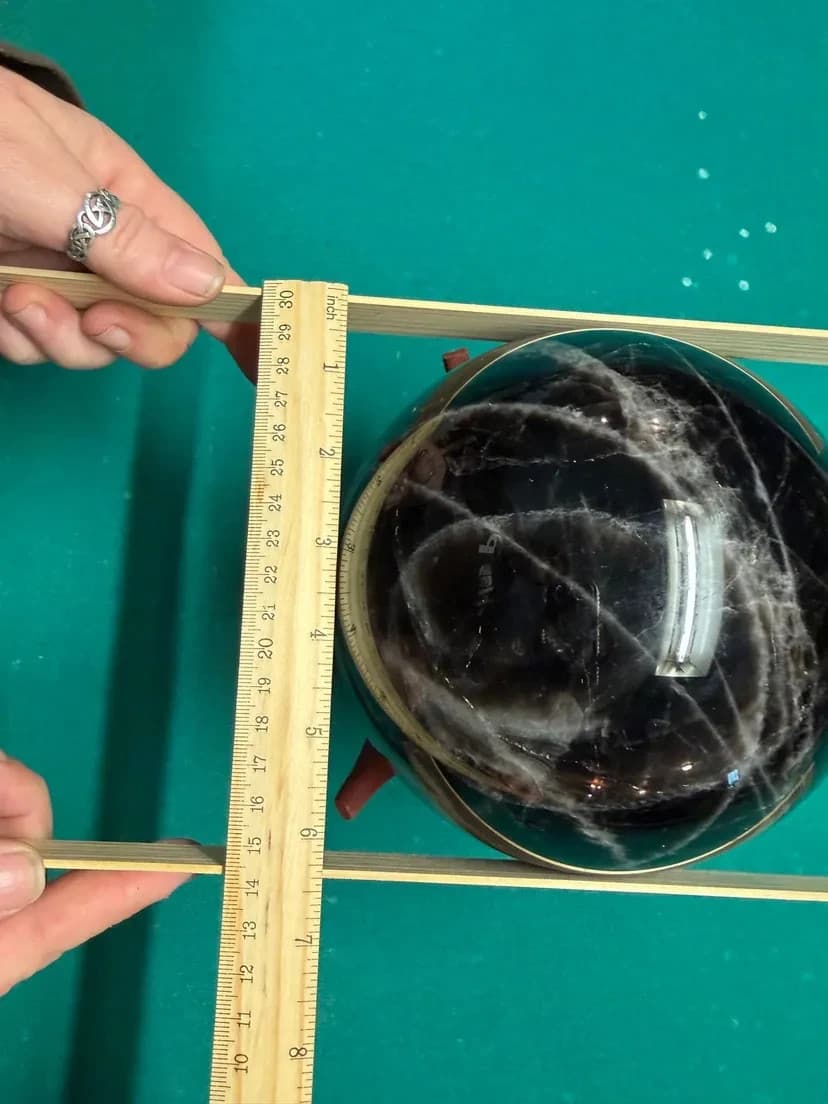 Large Smokey Quartz Sphere - Thumbnail 4