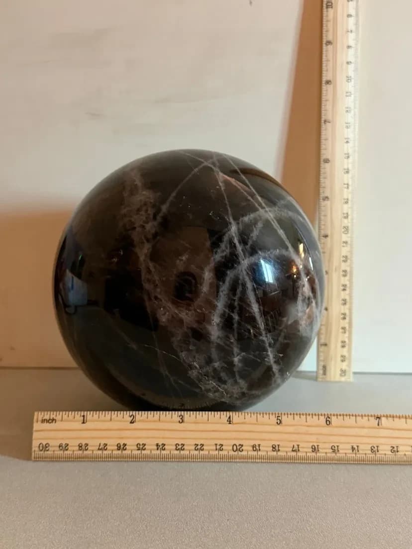 Large Smokey Quartz Sphere - Thumbnail 3