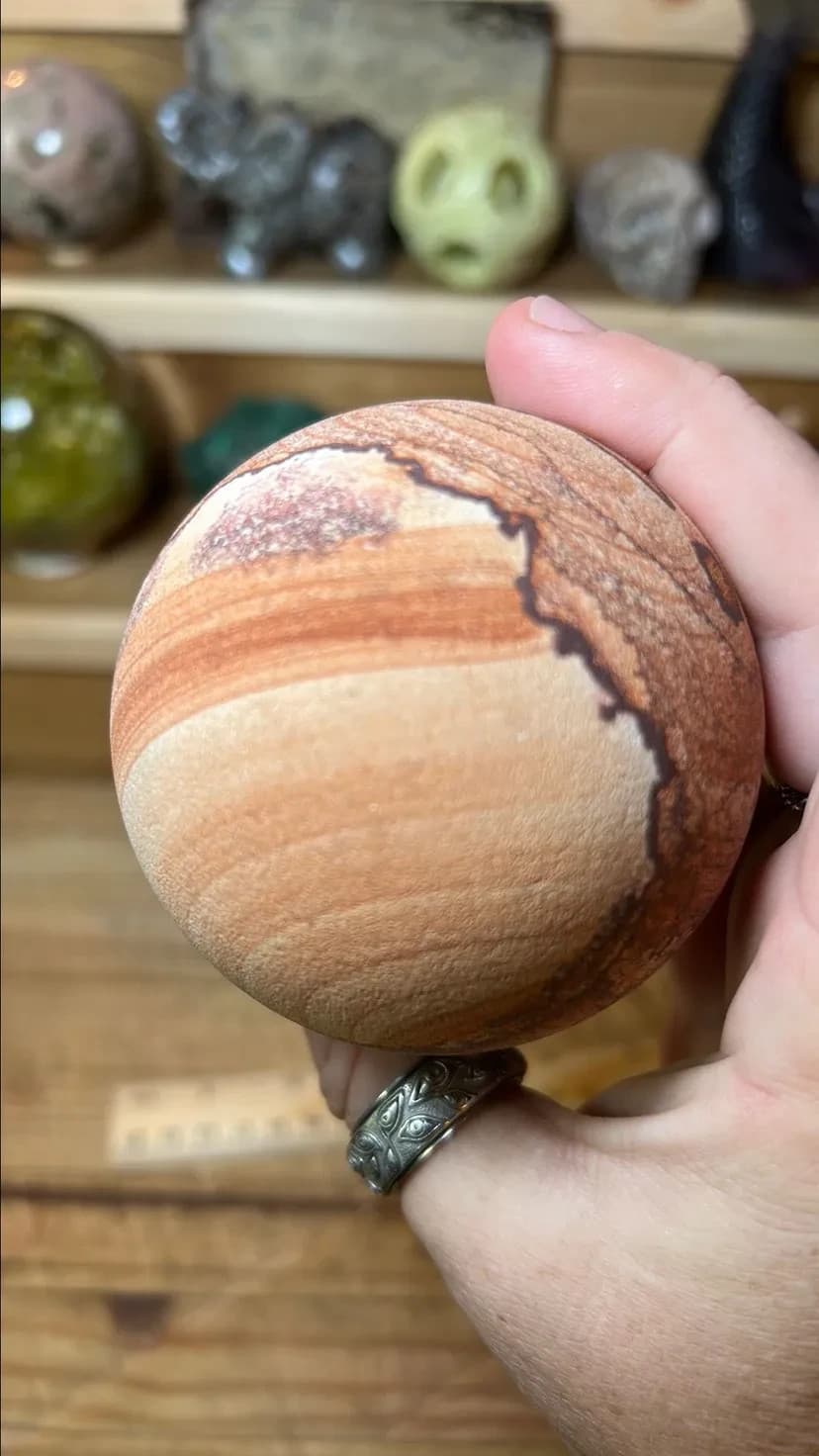 Sandstone Sphere - Thumbnail 3