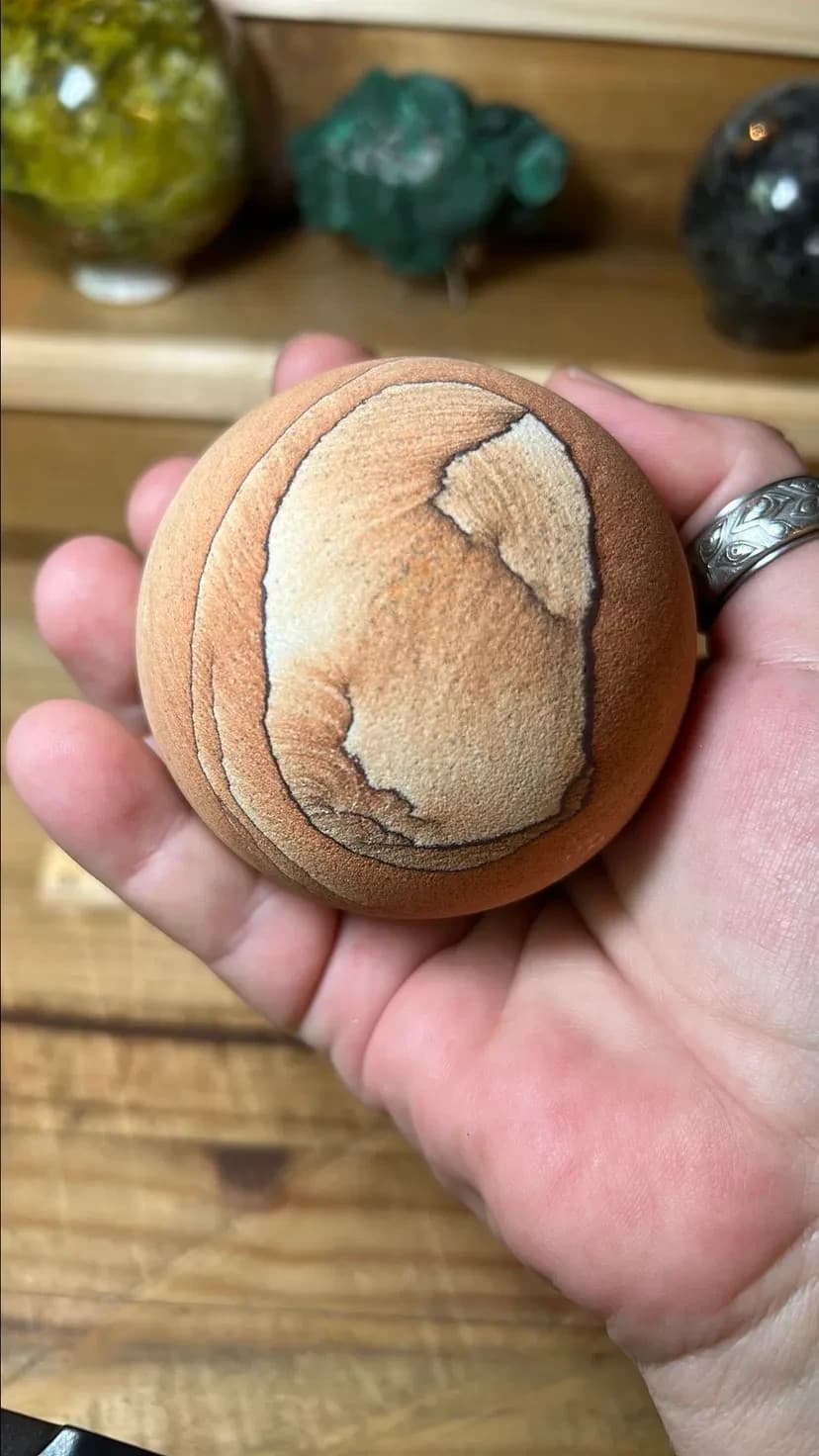 Sandstone Sphere #2 - Thumbnail 2