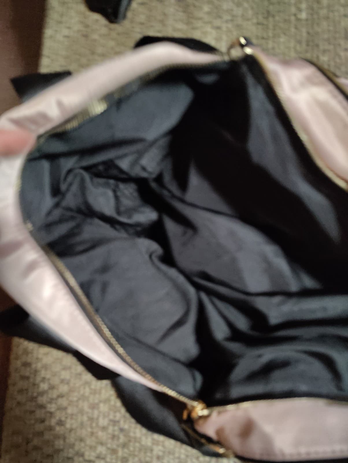 Steve Madden Black & Pink Large Gym Tote Overnight Travel Duffel Bag Carry-On. - Thumbnail 7