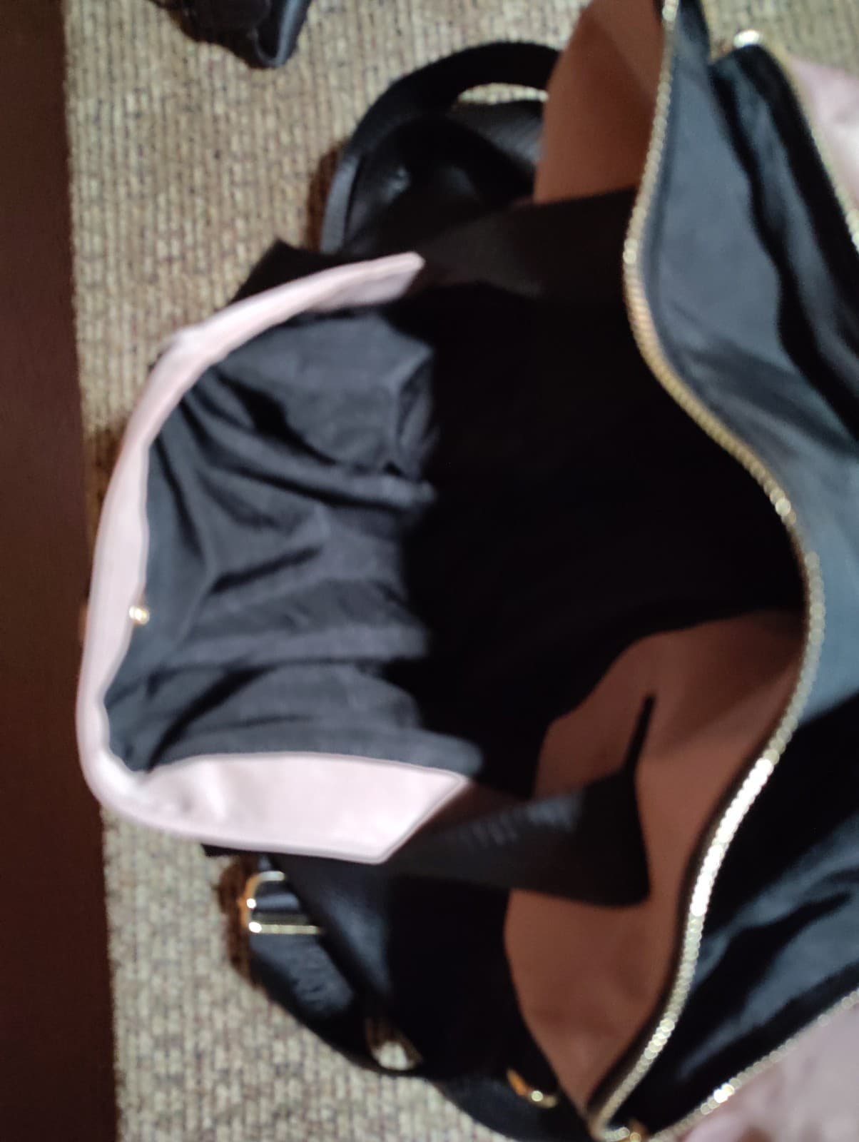 Steve Madden Black & Pink Large Gym Tote Overnight Travel Duffel Bag Carry-On. - Thumbnail 8