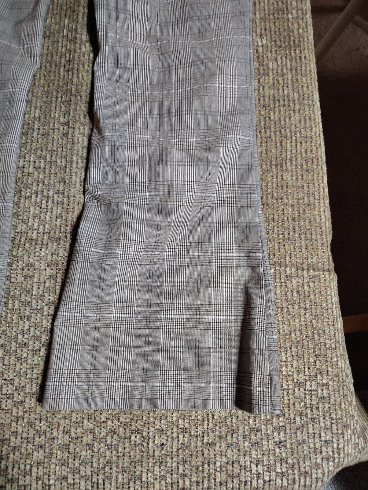 New Directions High Waisted Trouser Pants Pleated Gray Striped Womens Size XL - Thumbnail 11
