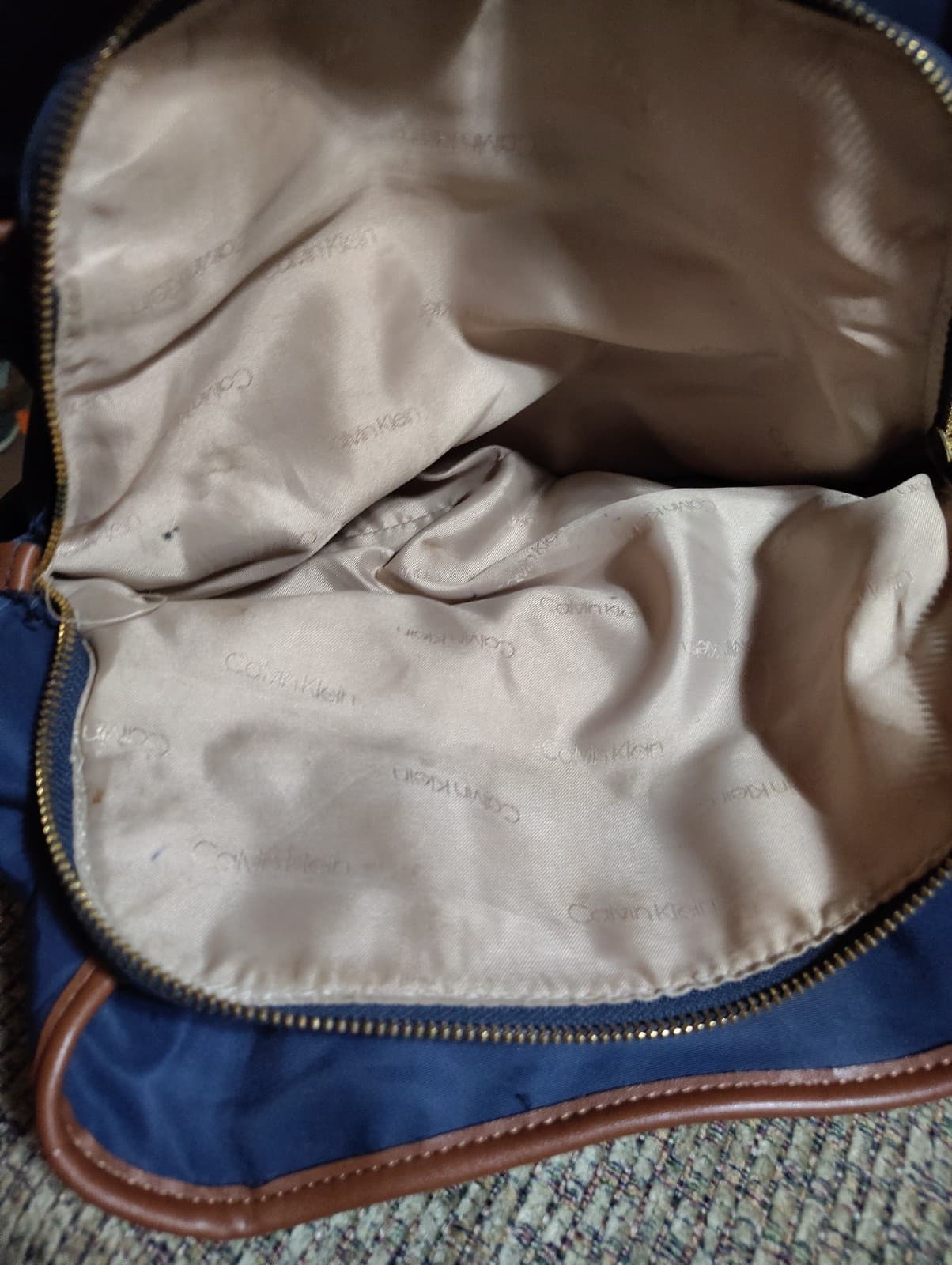 Calvin Klein navy tote bag 0000000552 - Thumbnail 4