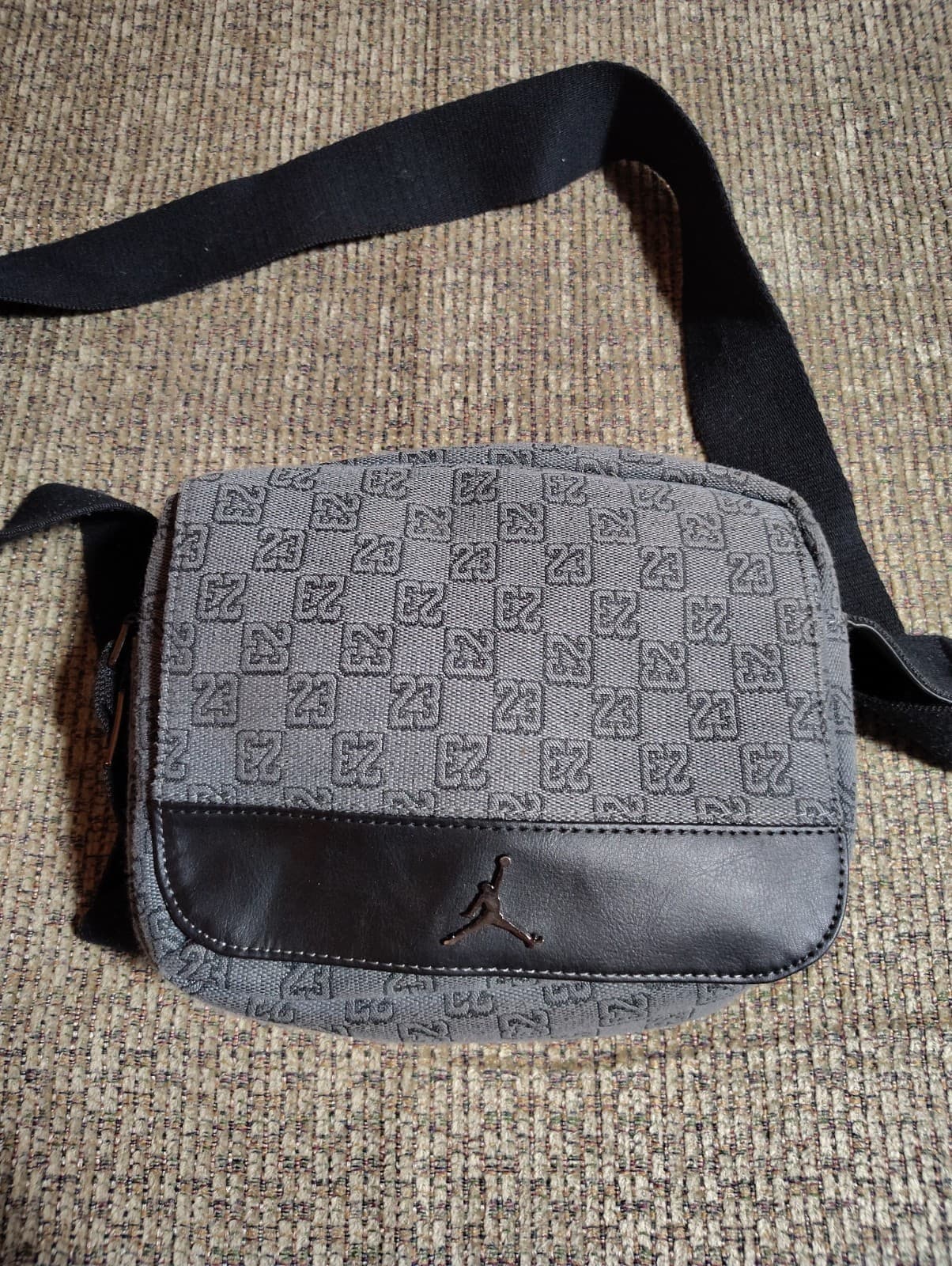 Men’s Jordan Monogram Cross body bag black gold