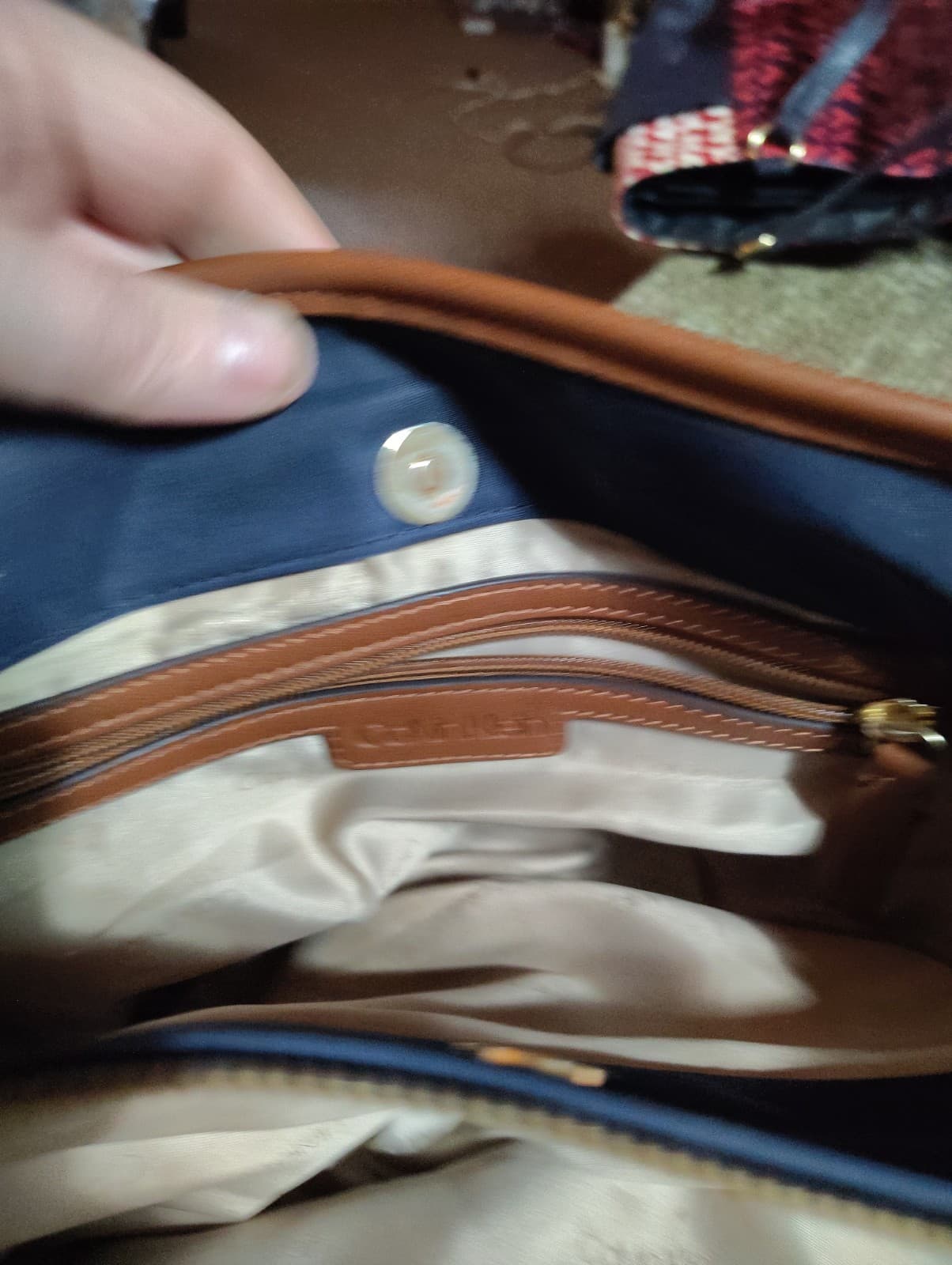 Calvin Klein navy tote bag 0000000552 - Thumbnail 7
