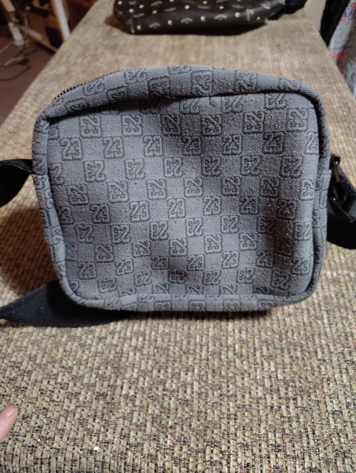 Men’s Jordan Monogram Cross body bag black gold - Thumbnail 8