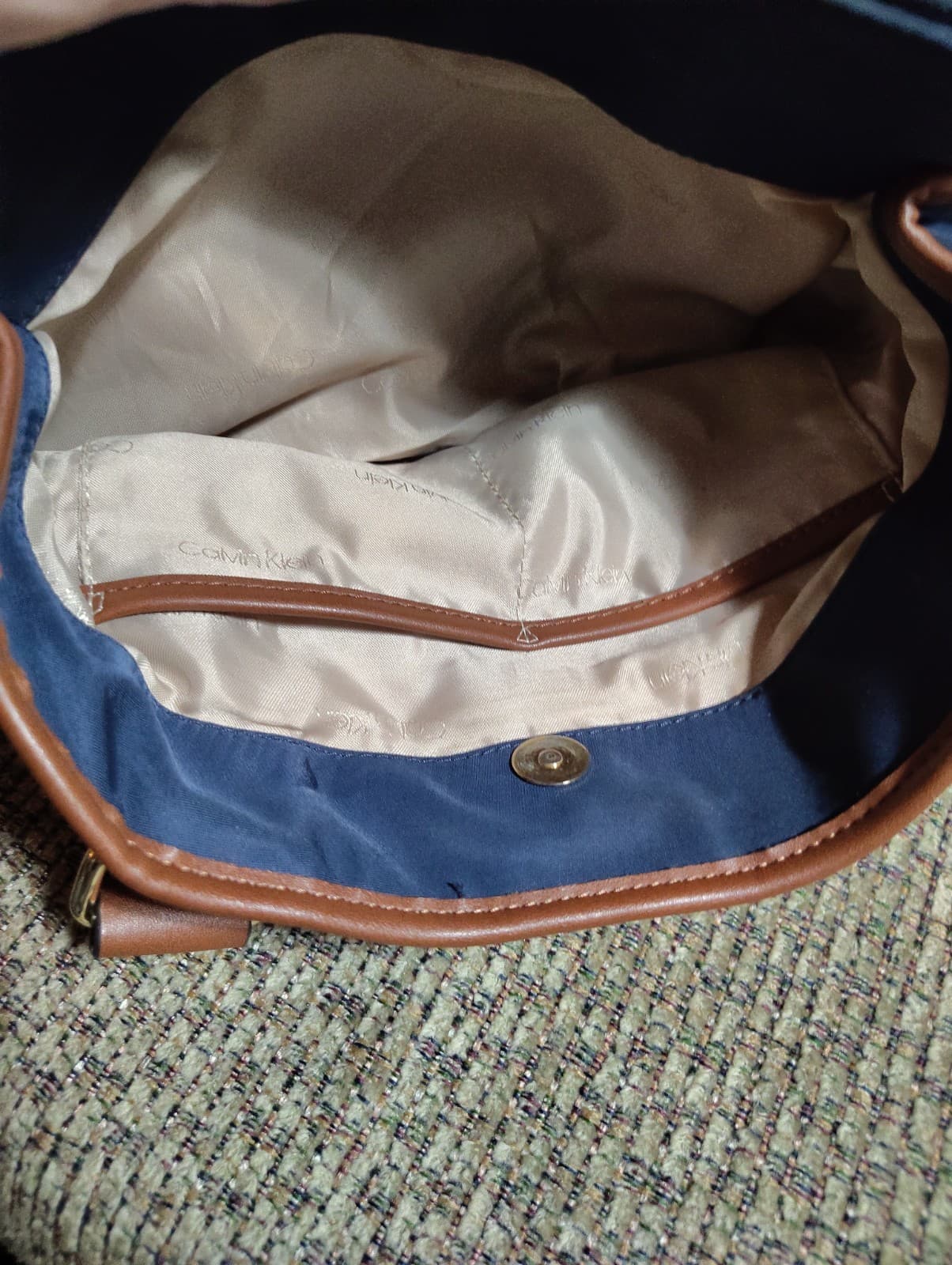 Calvin Klein navy tote bag 0000000552 - Thumbnail 5