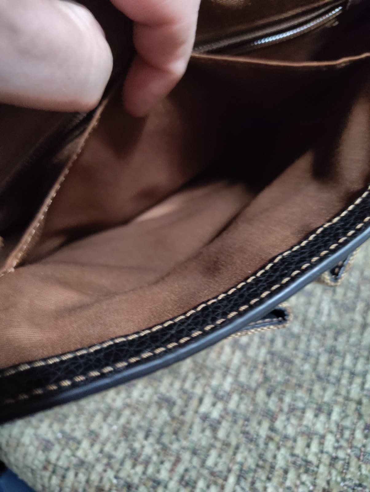 Coach Navy Sprint Map 25 Signature Jacquard & Leather Bag (CE534) - Thumbnail 6