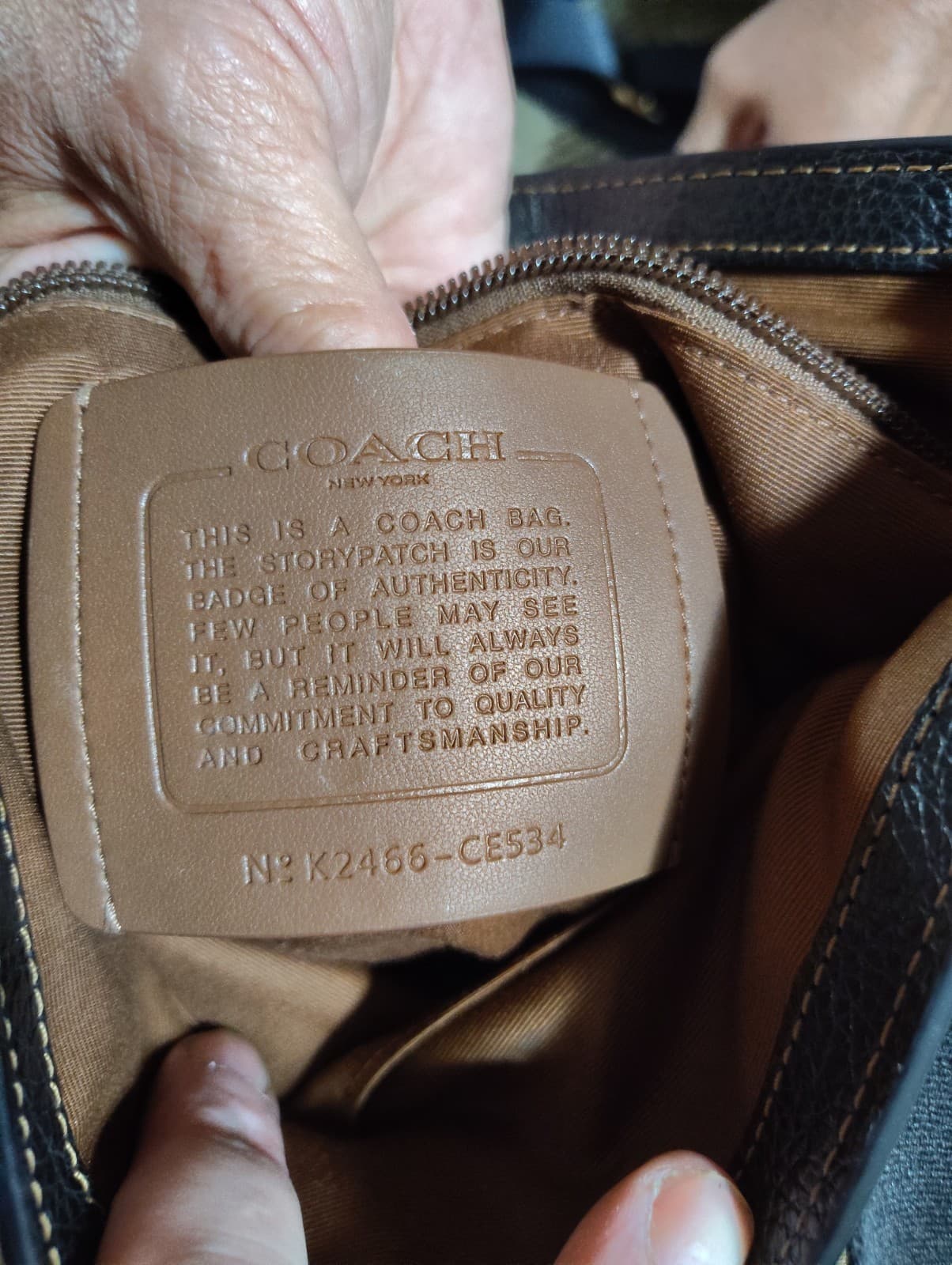 Coach Navy Sprint Map 25 Signature Jacquard & Leather Bag (CE534) - Thumbnail 3