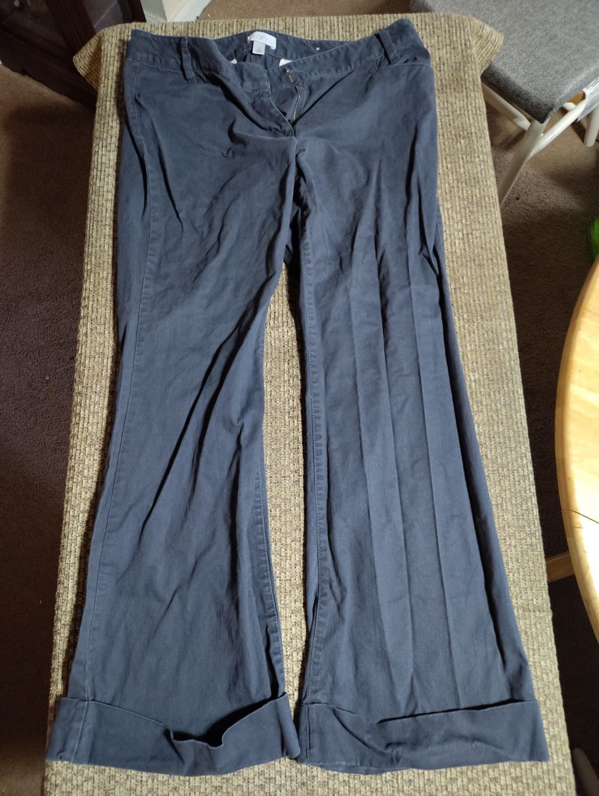 Loft "The Slim" Blue Khaki Pants - Women's 8 Regular