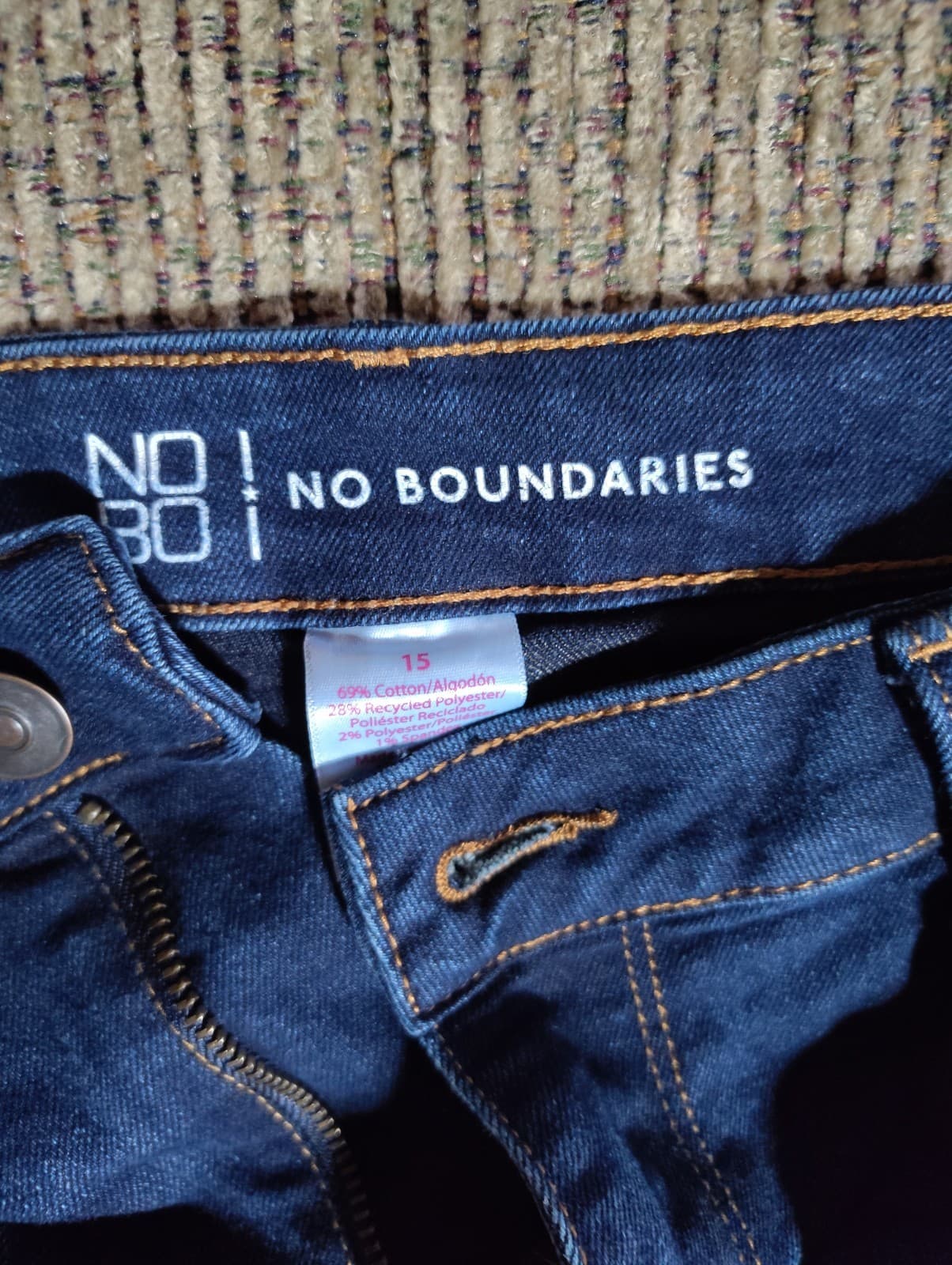 No Boundaries Blue Jeans Size 15 C1 - Thumbnail 7