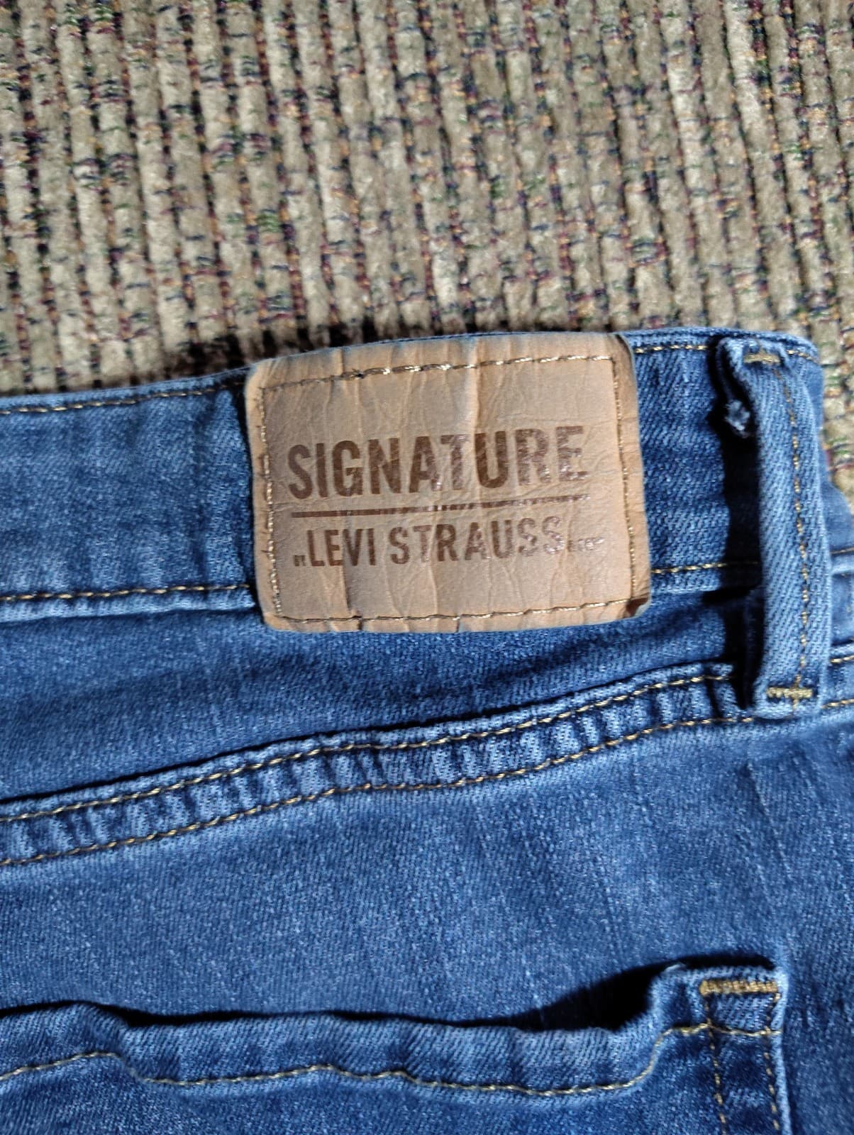 Levi’s Signature Jeans Size 14M W32 L30 Womens High Rise Skinny Blue Denim - Thumbnail 10