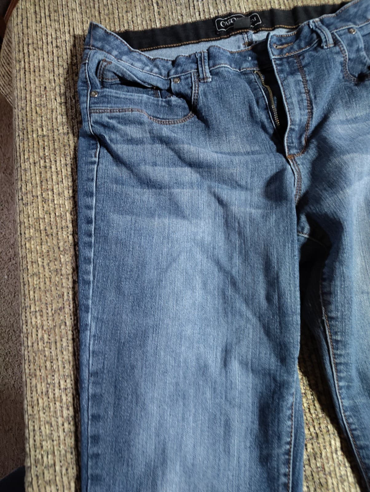 CATO DENIM CLASSIC DARK WASH DENIM JEANS WOMENS SIZE 14 - Thumbnail 4