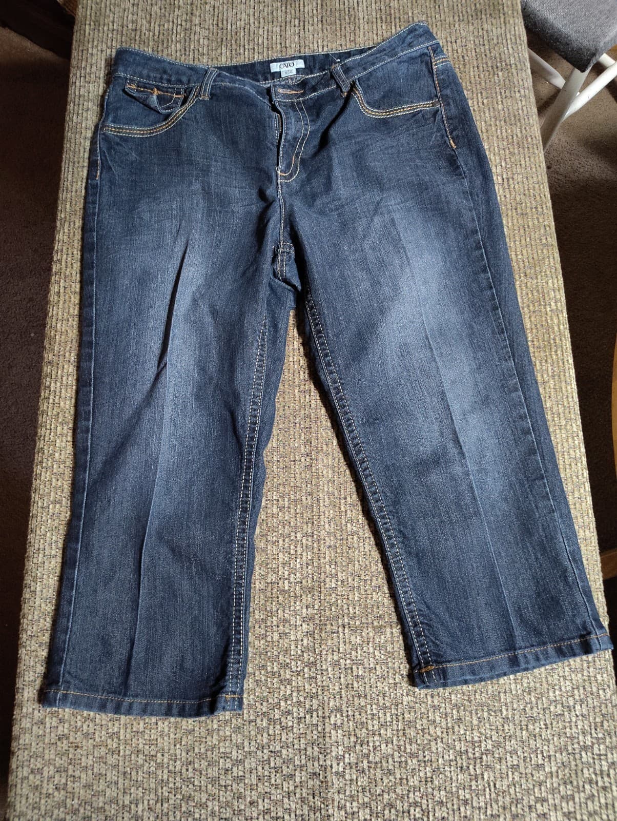 CATO Premium Jeans Womens 14 Blue Cotton Blend Pants Jenas