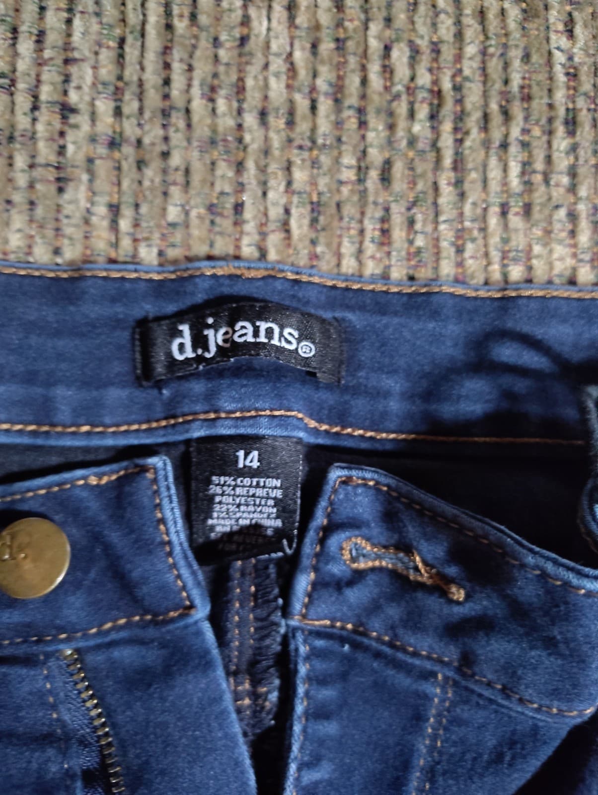 D. Jeans Size 14 Skinny Ankle Stretch Modern Current - Thumbnail 7