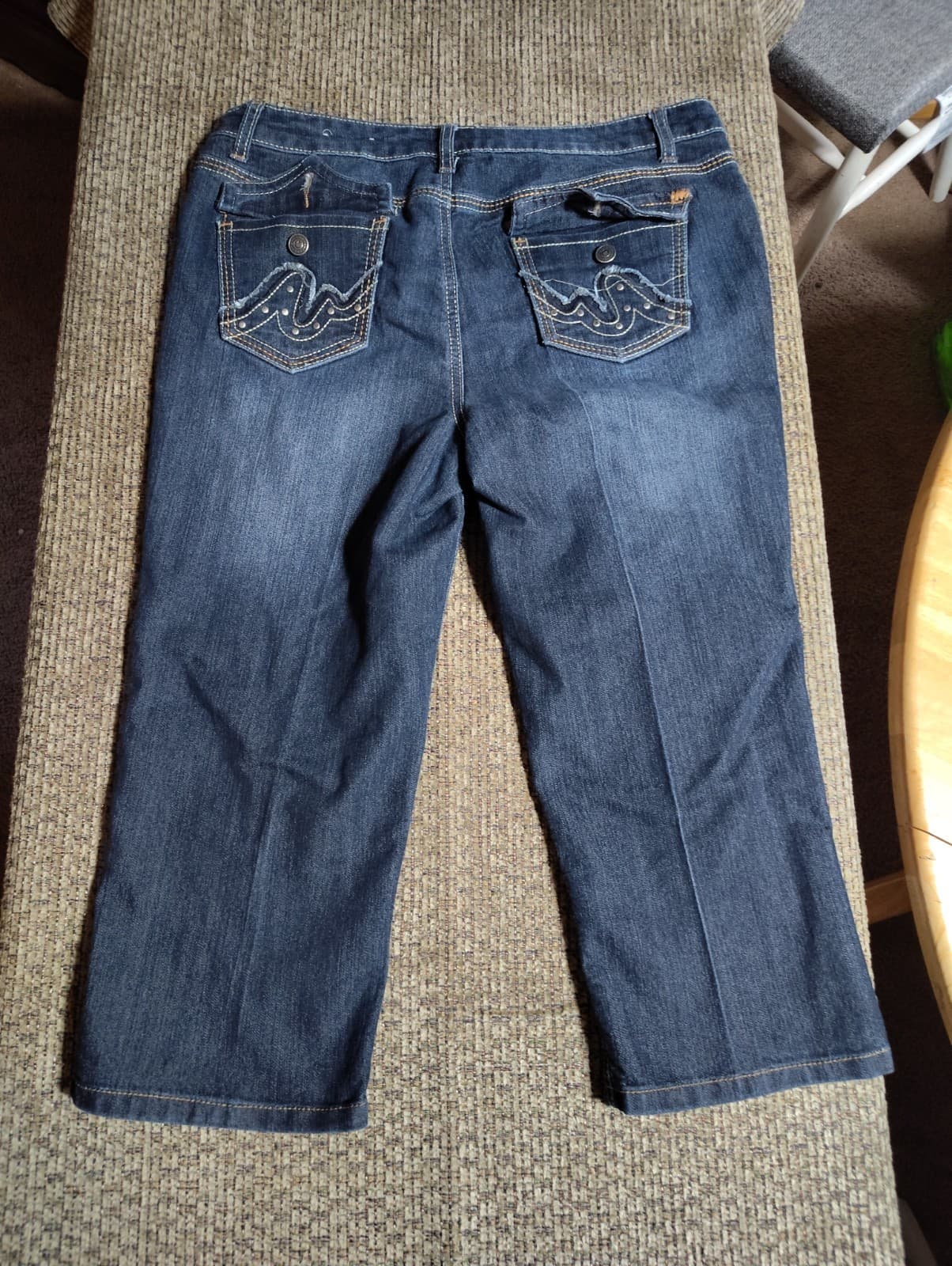 CATO Premium Jeans Womens 14 Blue Cotton Blend Pants Jenas - Thumbnail 7
