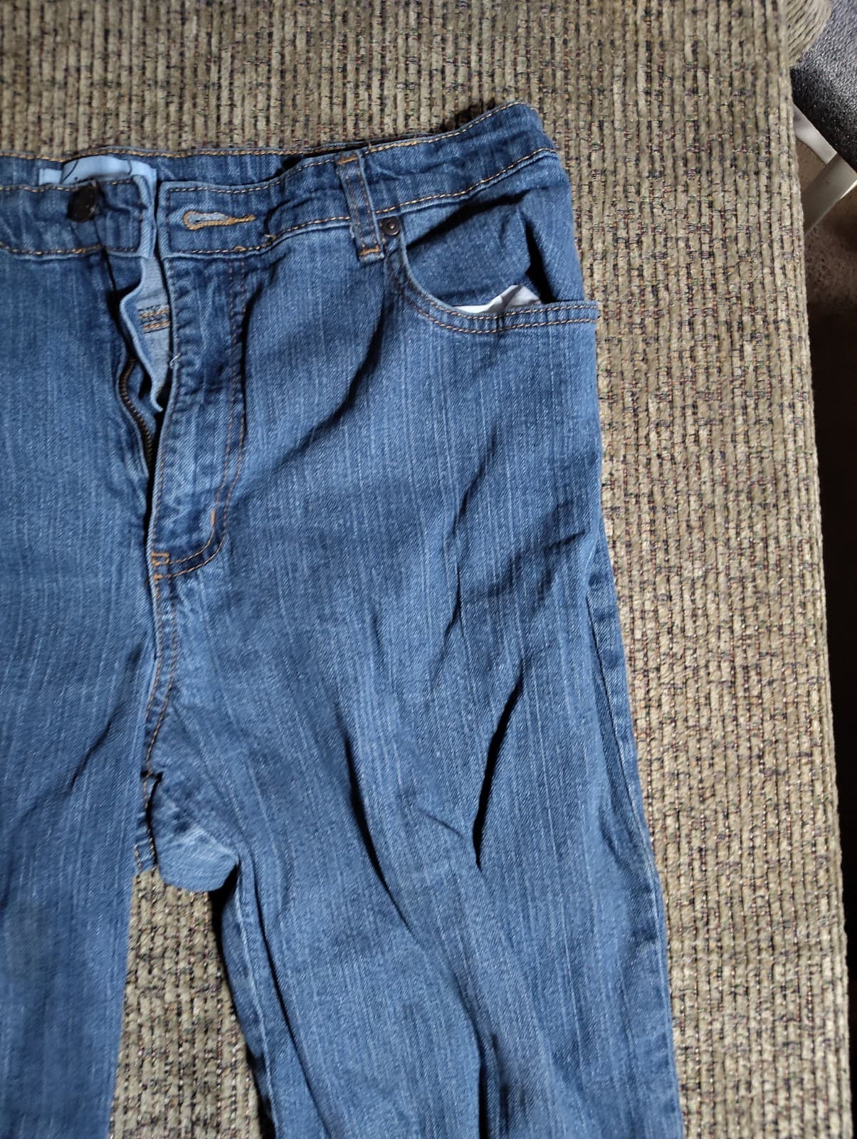 Kim Rogers Pants Womens Blue Denim Jeans 12 Short Cotton Spandex - Thumbnail 5