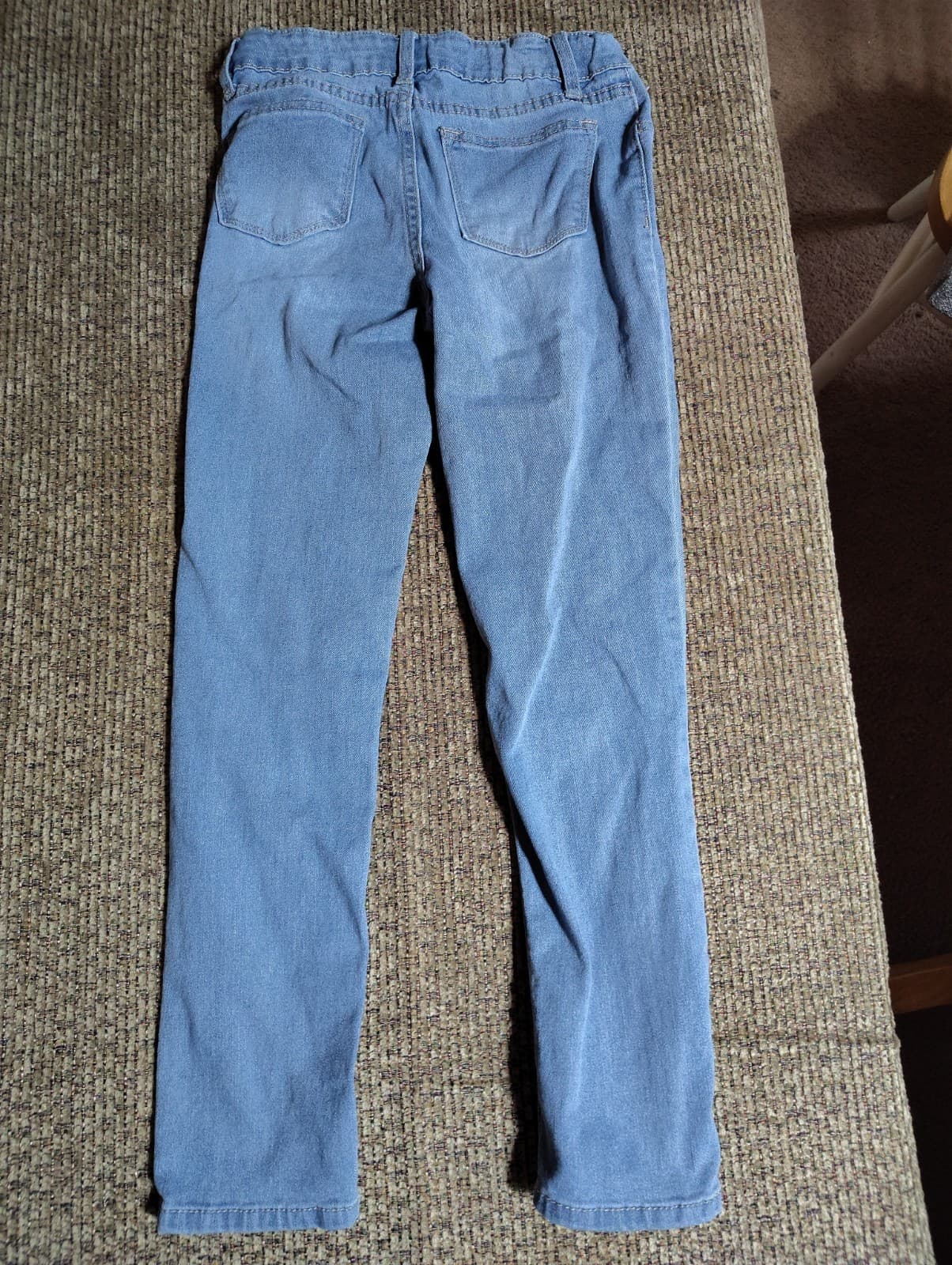 Dear Juniper Girls Jeans Size 8 Light Wash Adjustable Waist - Thumbnail 8
