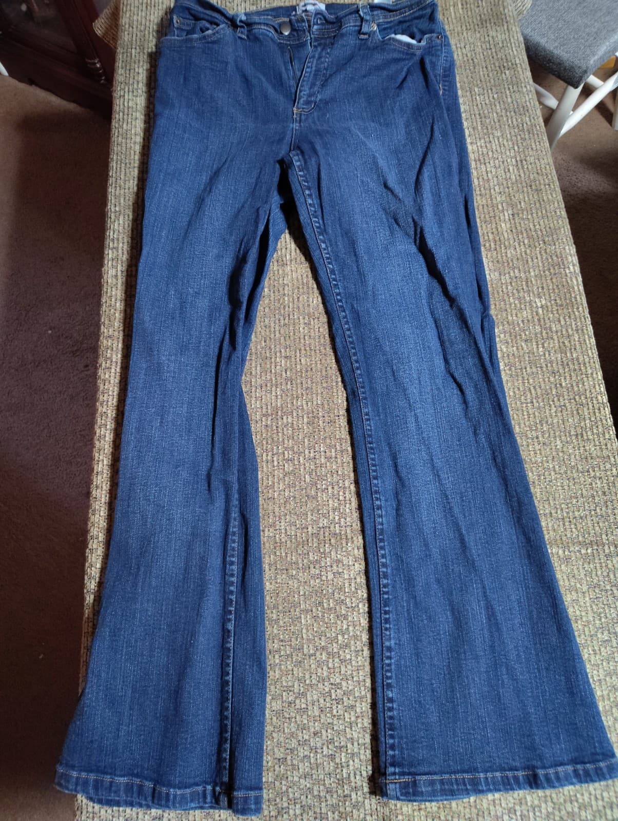 Denim & Co Bootcut Jeans Womens 18w Blue A45113