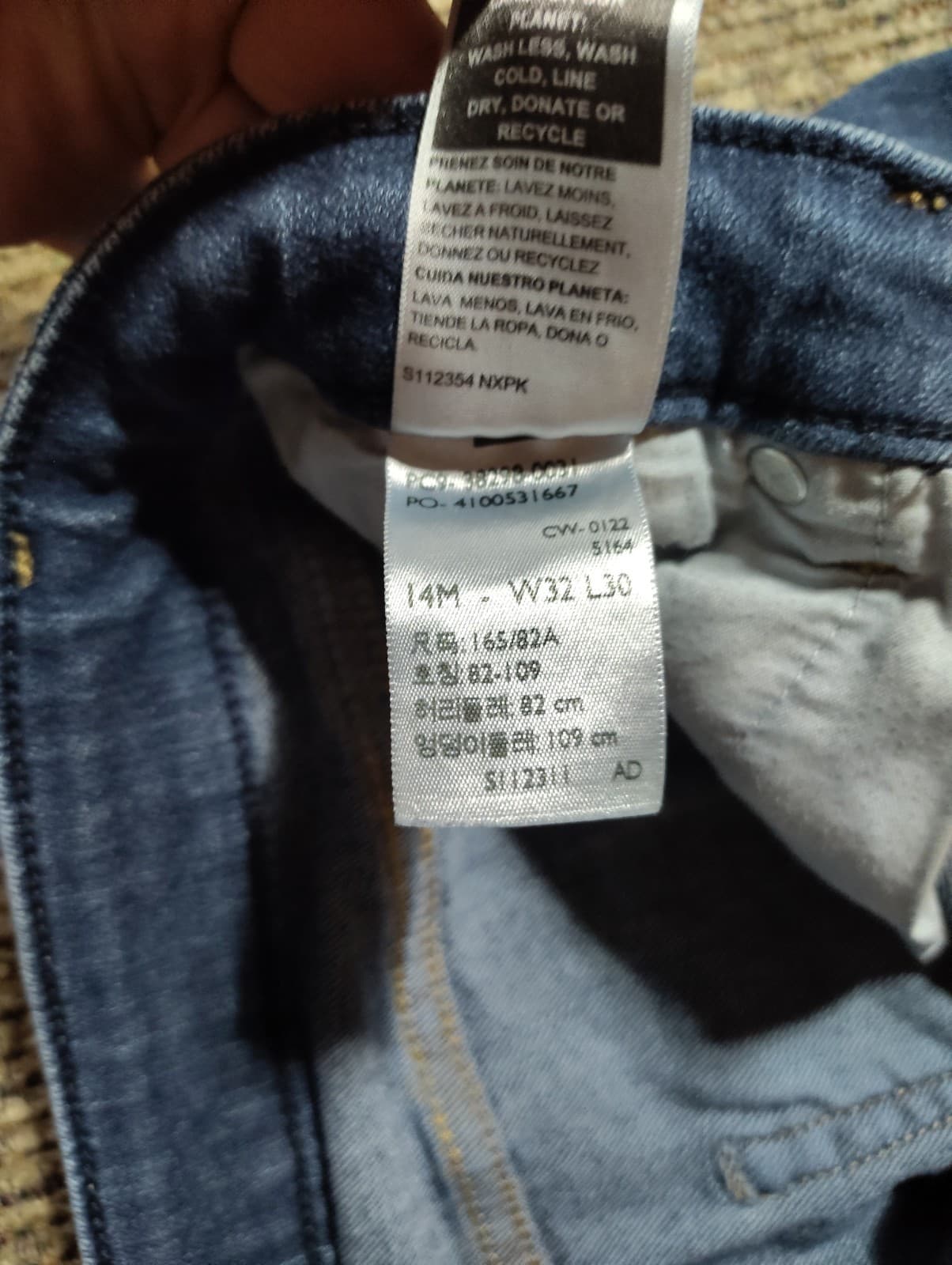 Levi’s Signature Jeans Size 14M W32 L30 Womens High Rise Skinny Blue Denim - Thumbnail 7
