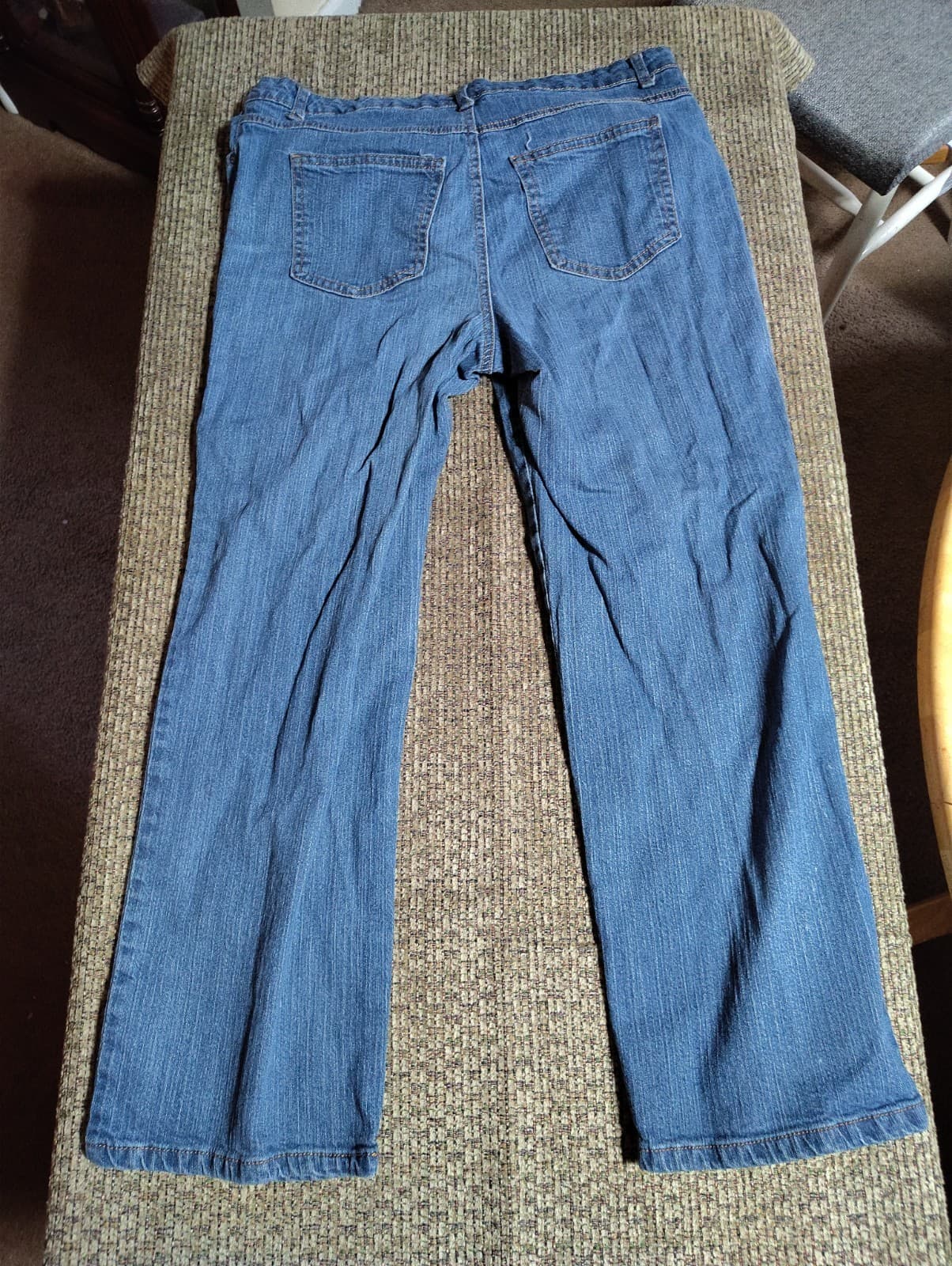 Kim Rogers Pants Womens Blue Denim Jeans 12 Short Cotton Spandex - Thumbnail 7