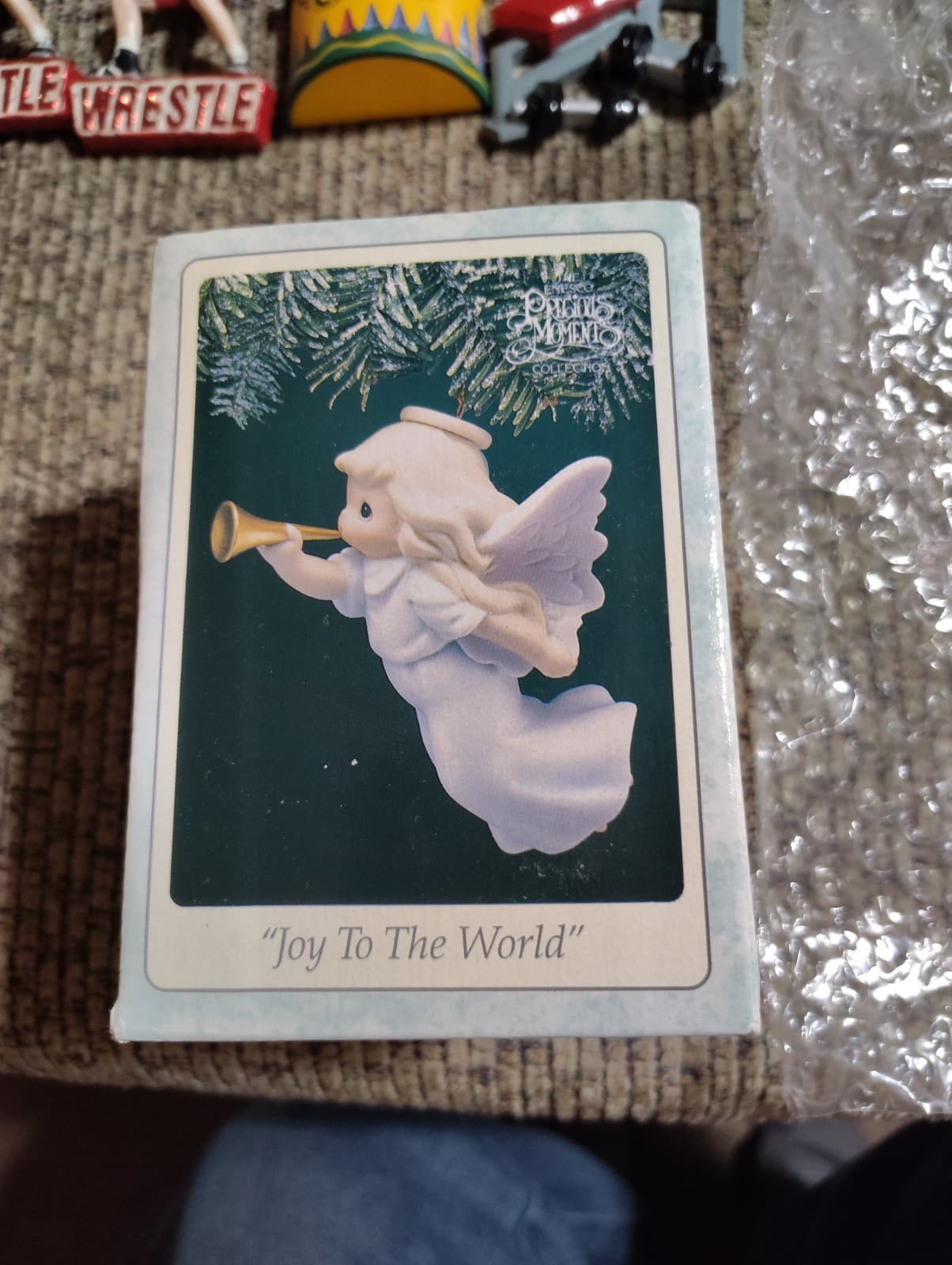 Precious Moments Hanging Ornament 150320 Joy To The World 1995 With Box