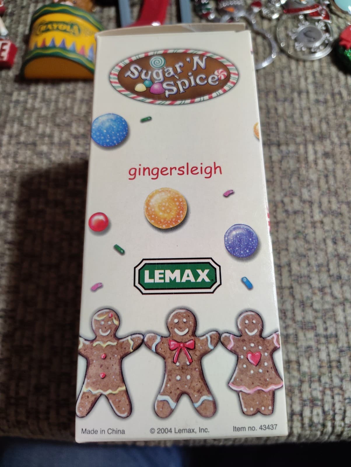 Lemax Sugar 'N Spice Gingersleigh 2004 Retired - Thumbnail 2