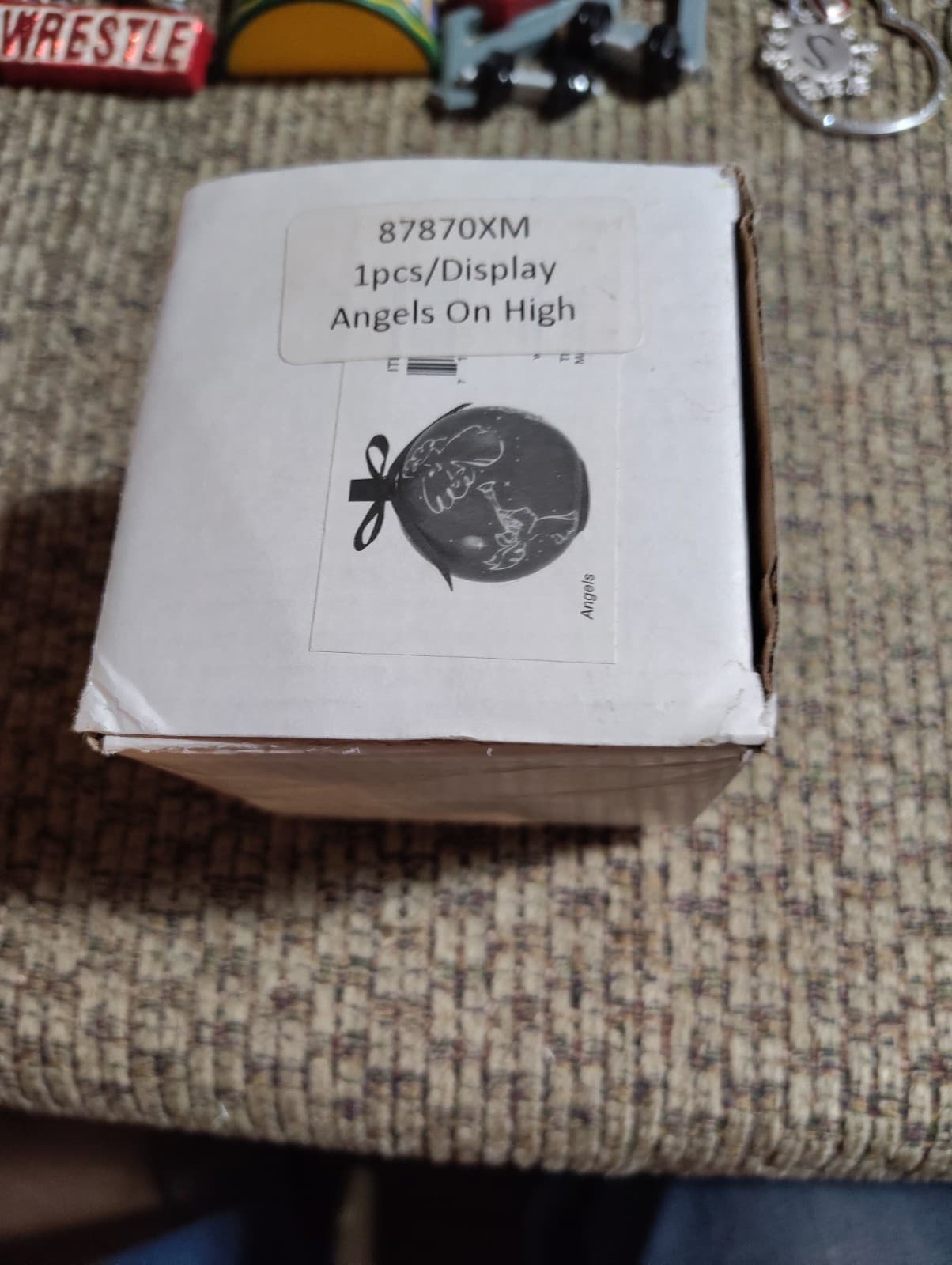 BLINKING COLORED LIGHT CHRISTMAS TREE ORNAMENT;ANGEL,STOCKING - Thumbnail 5