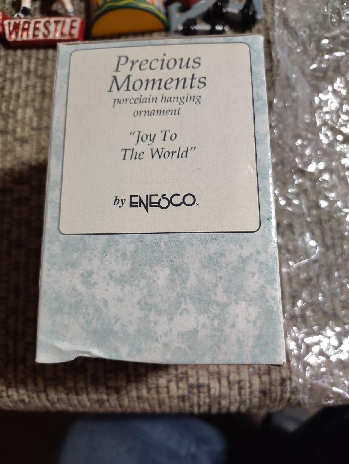 Precious Moments Hanging Ornament 150320 Joy To The World 1995 With Box - Thumbnail 2