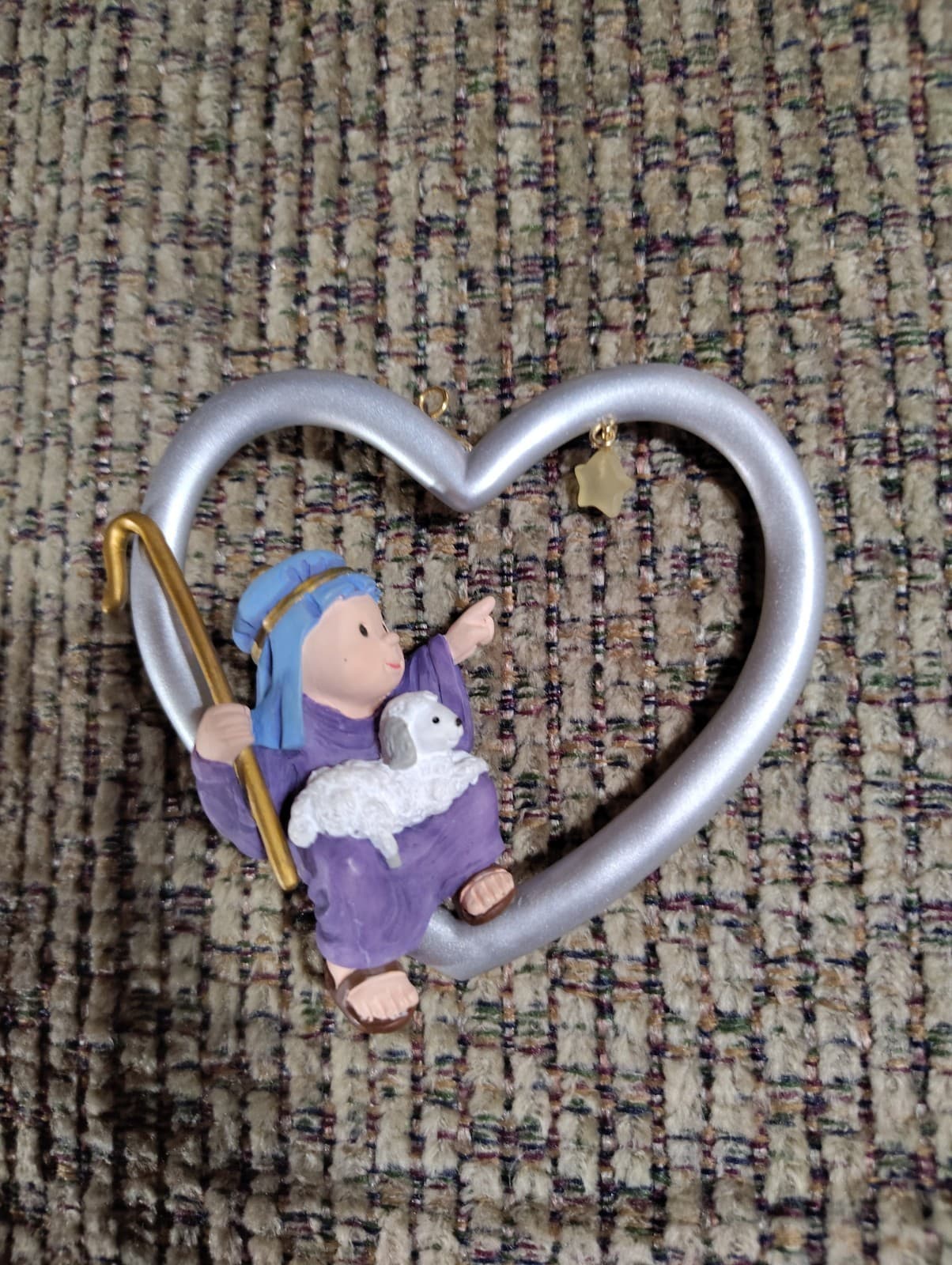 2000-Vintage SHEPHERD SPOTS CHRISTMAS STAR Dayspring Ornament
