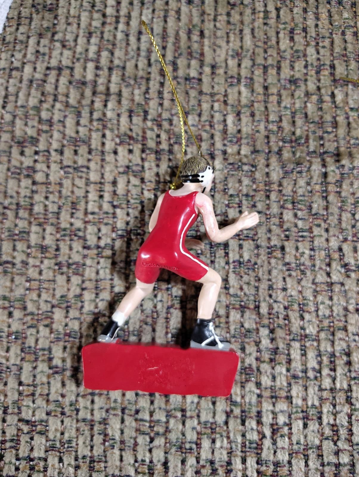 Wrestling Boy Ornament - Thumbnail 2
