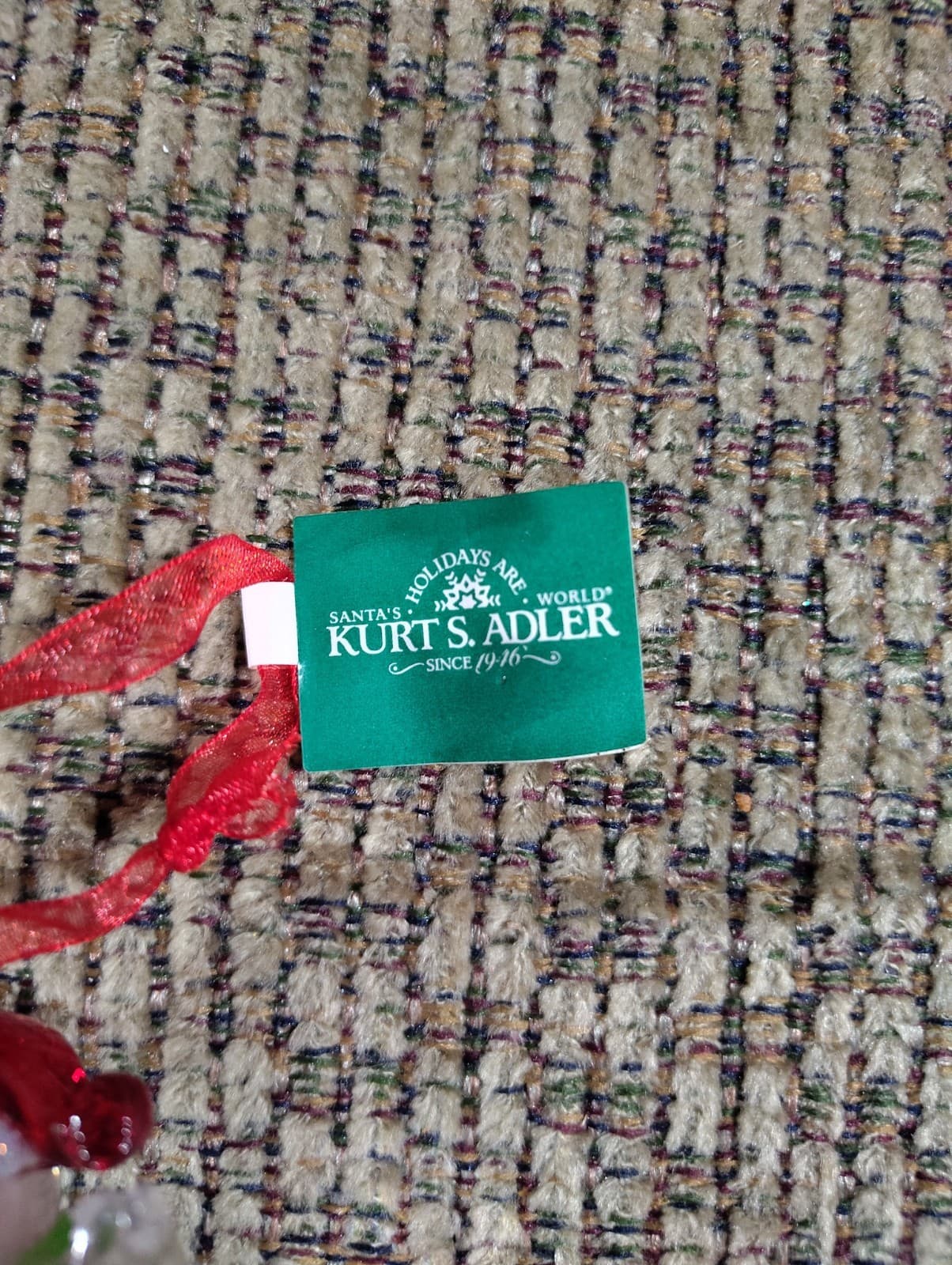 KURT ADLER Clear Acrylic Feet On Springs Snowman Christmas Tree Ornaments 4" - Thumbnail 2