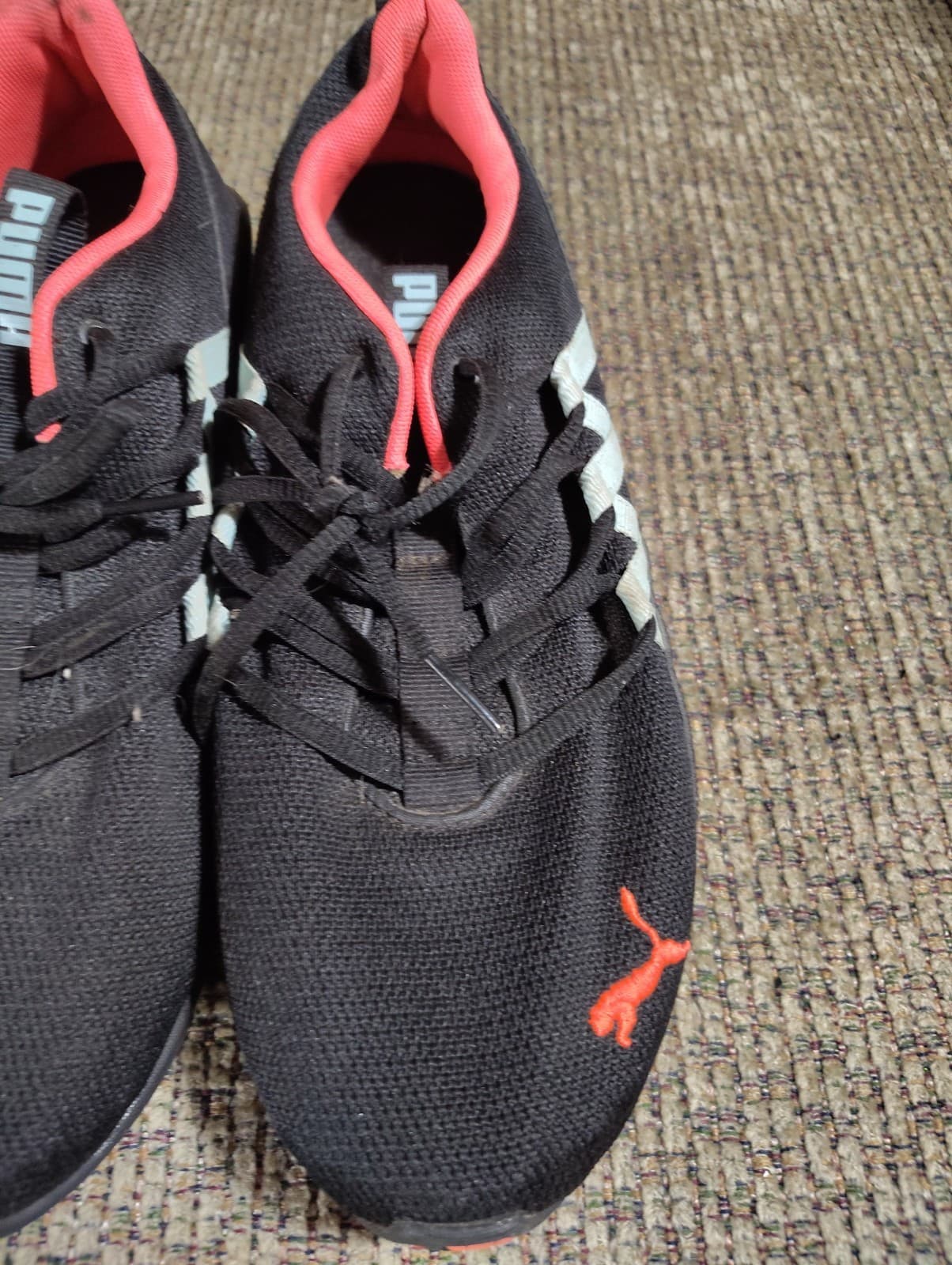 PUMA Womens BLACK/Pink Athletic SNEAKERS Shoe~Size 10~ComfortableTrainer~Running - Thumbnail 9