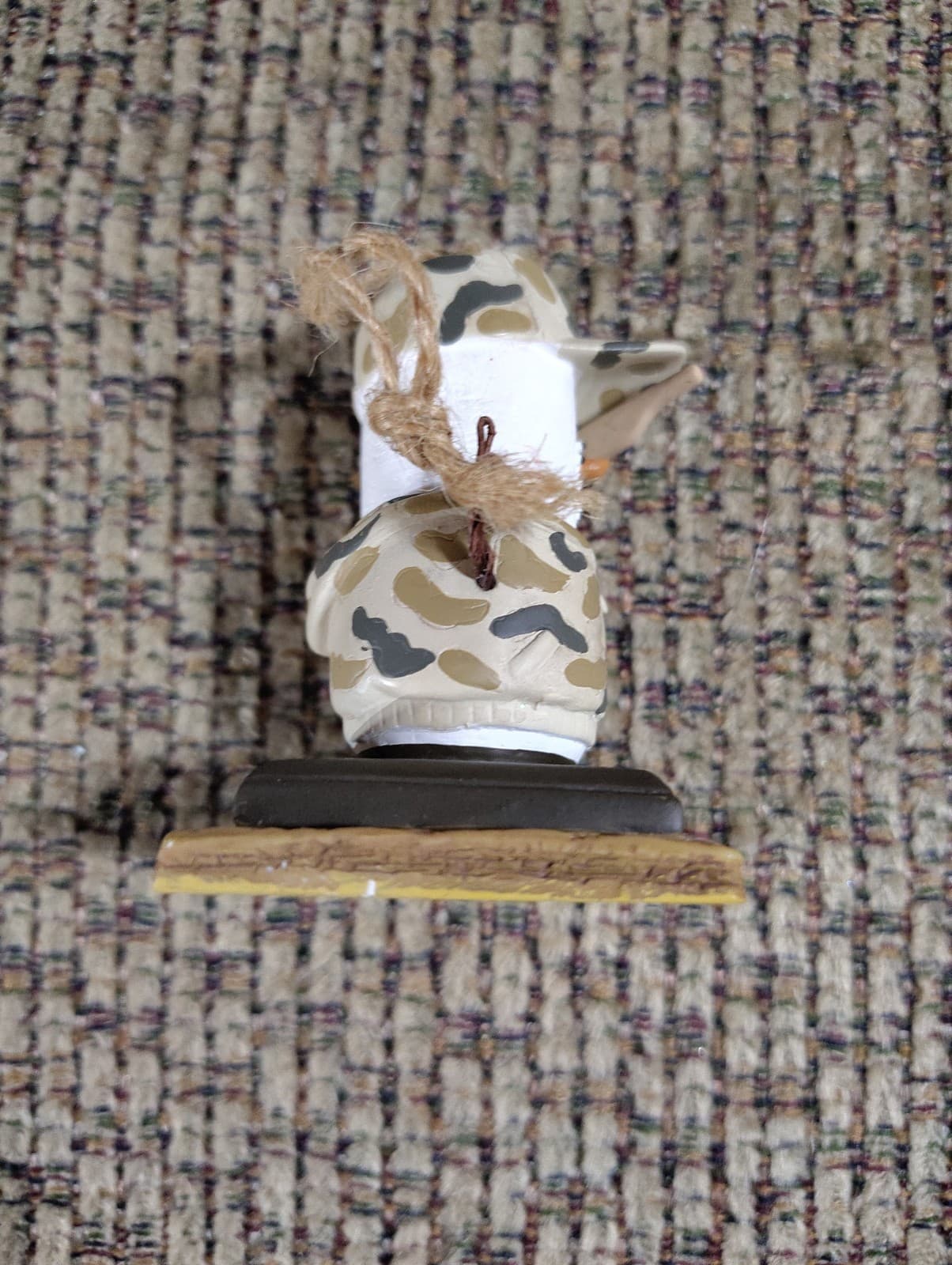 2007 ORIGINAL S'MORES Christmas Ornament SNOWMAN Hunter Rifle Camouflage #33 - Thumbnail 3