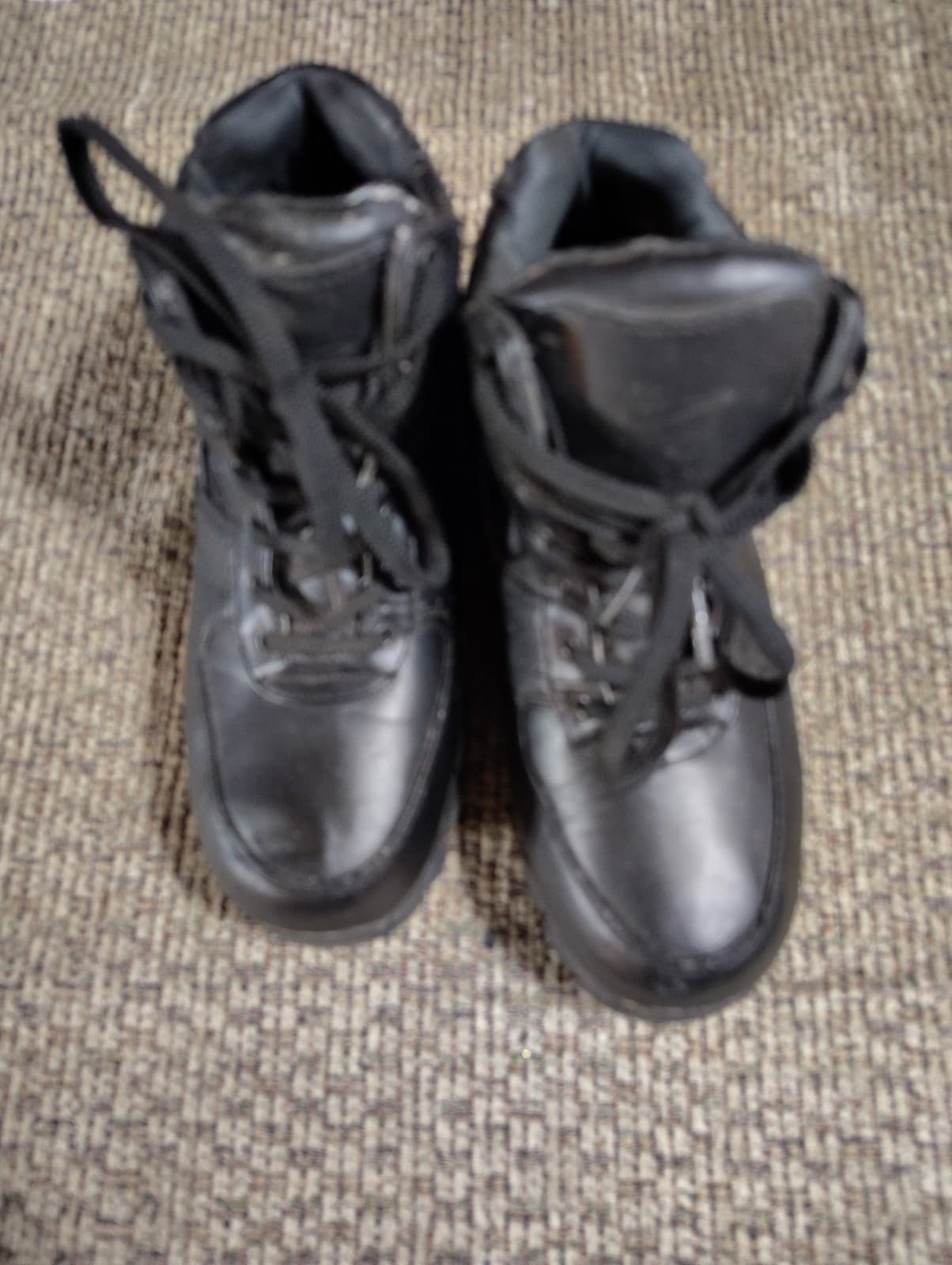 2022 Nike Air Max ACG Goadome 865031-009 "Triple Black" Leather Boots Size 7.5 - Thumbnail 2