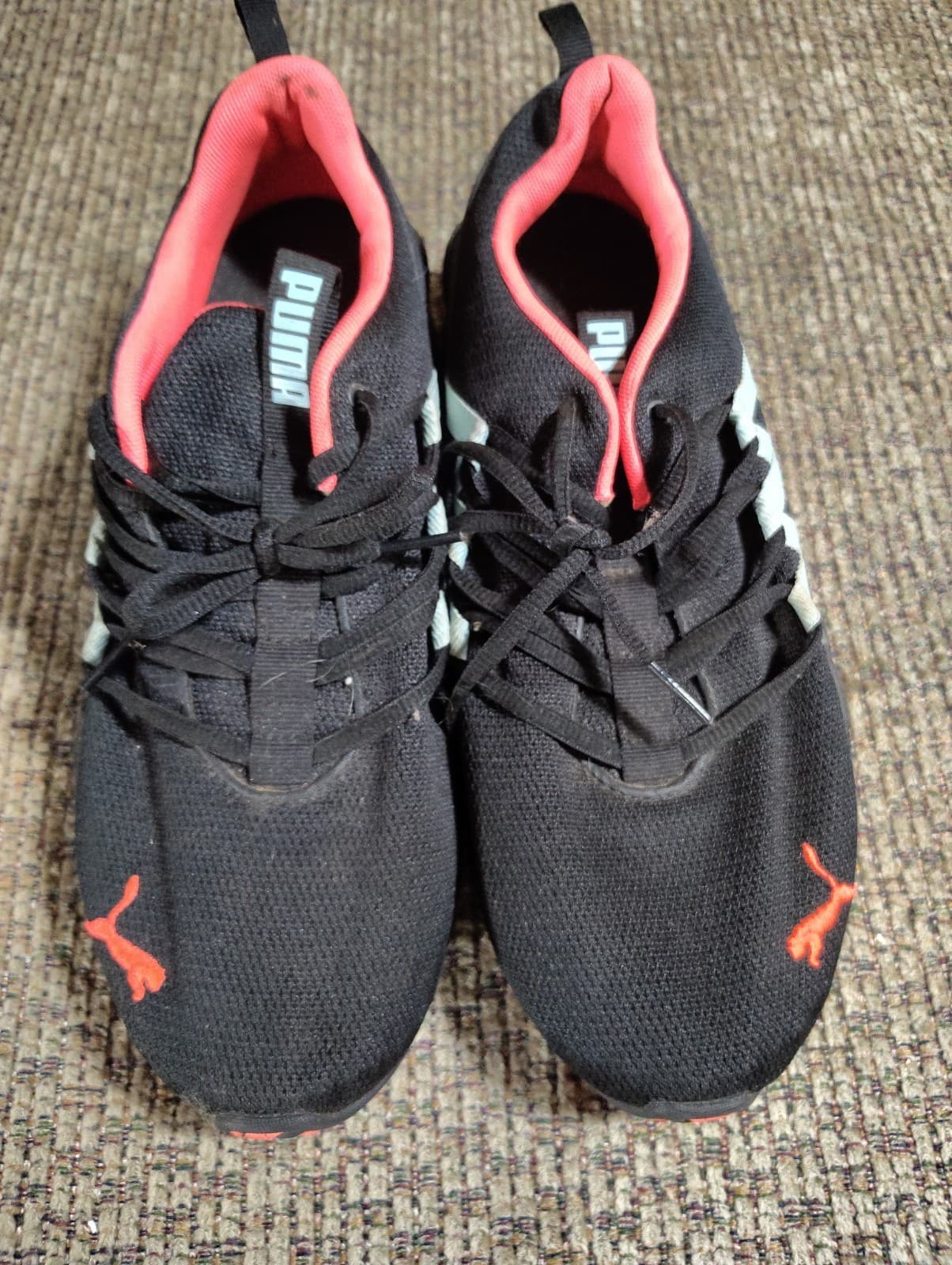 PUMA Womens BLACK/Pink Athletic SNEAKERS Shoe~Size 10~ComfortableTrainer~Running - Thumbnail 7