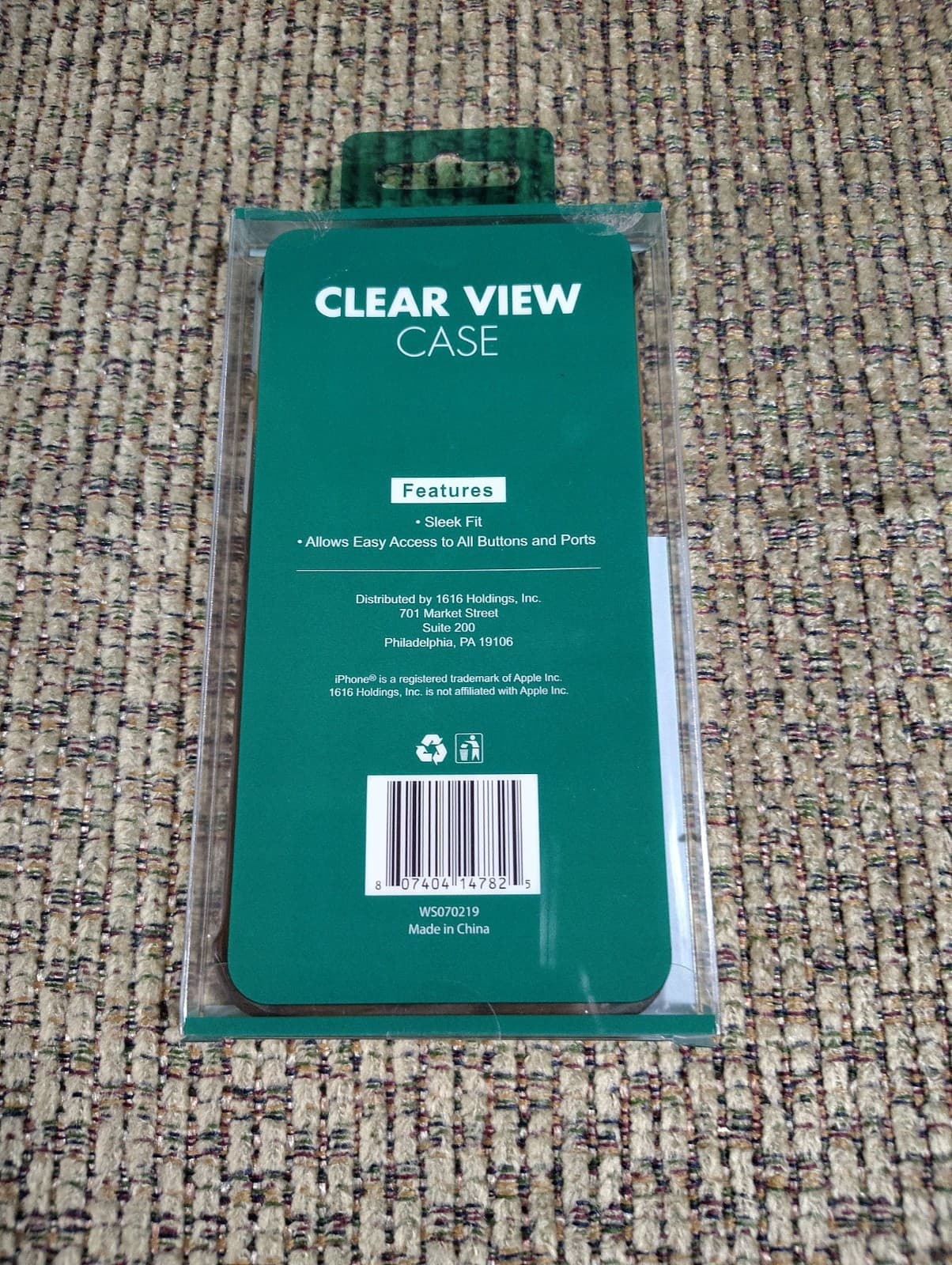 Phone Case for iPhone 8/7/6 plus Clear View, Clear case - Thumbnail 2