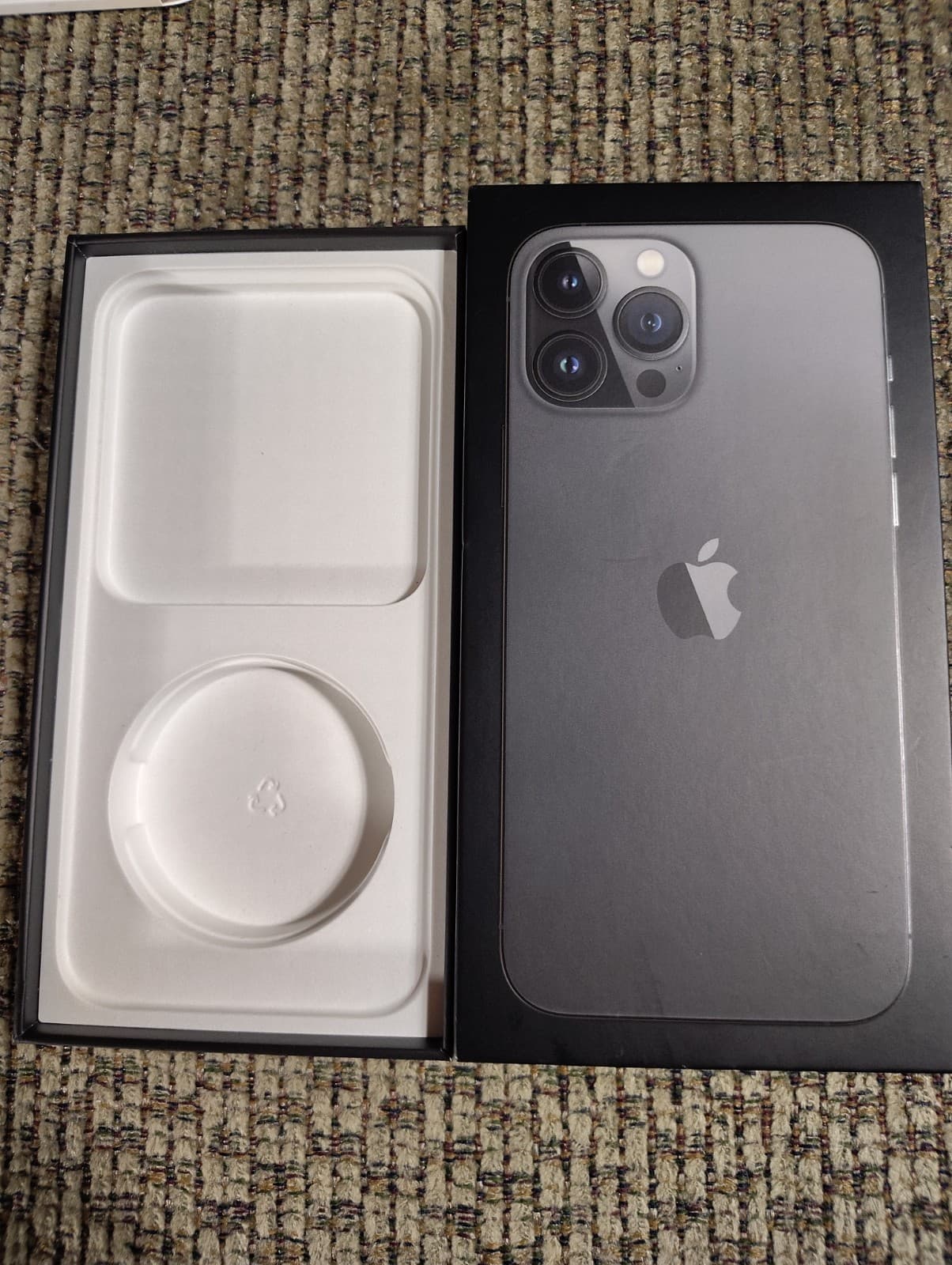 Original Apple Empty Box for iPhone 13 Pro Max, 256GB, Graphite (Only Box)