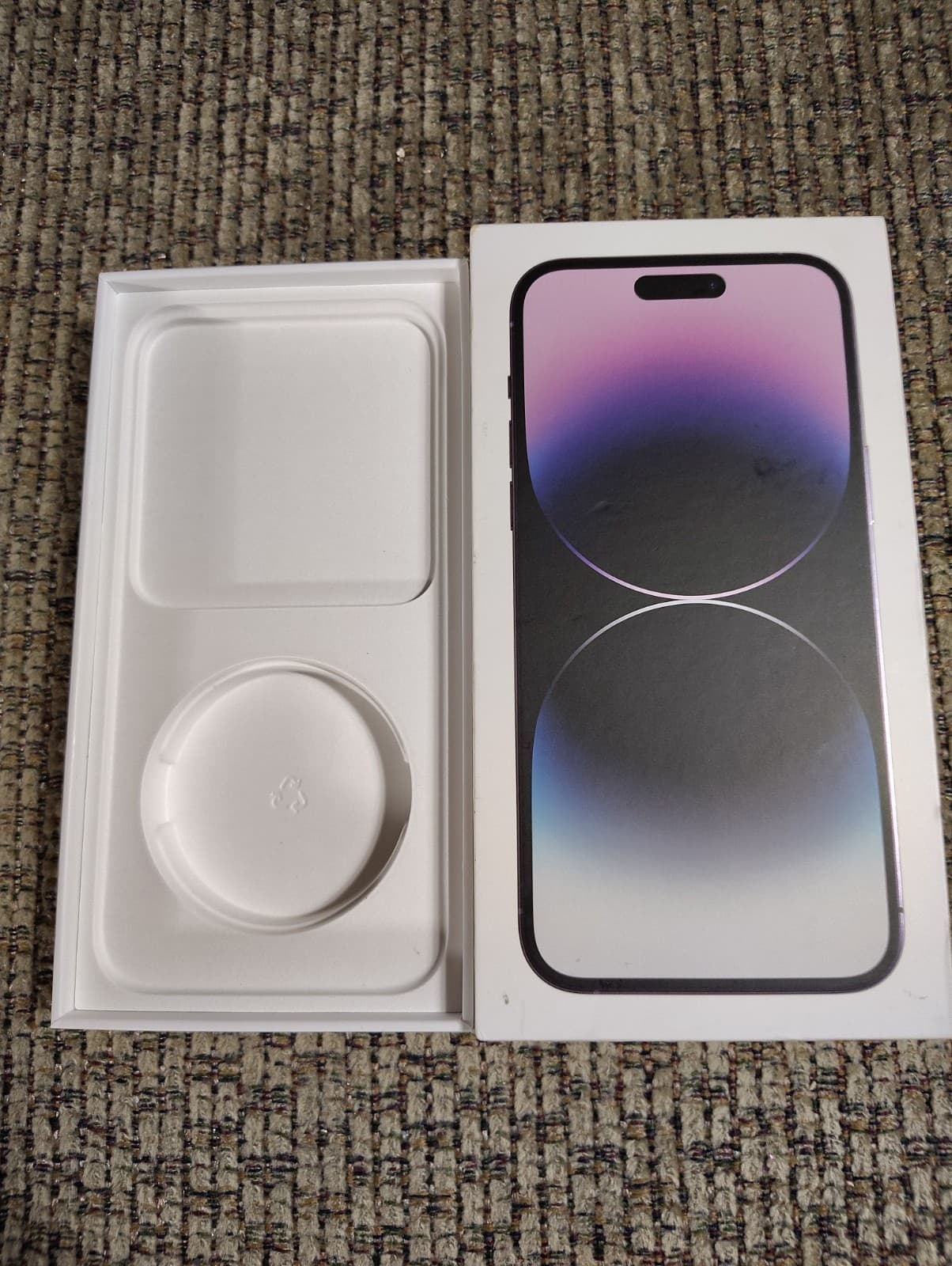Apple iPhone 14 Pro Max 256 GB Deep Purple Empty BOX ONLY NO PHONE