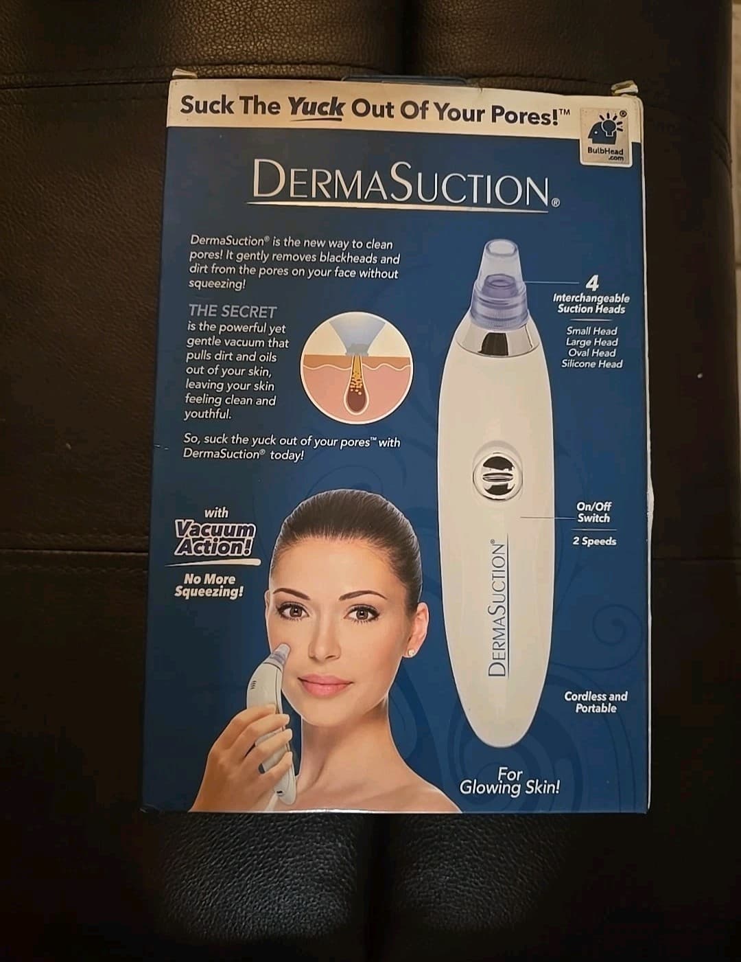 Dermasuction Bulbhead Blackhead and Pore Cleaning Tool Device Vacuum - Thumbnail 2